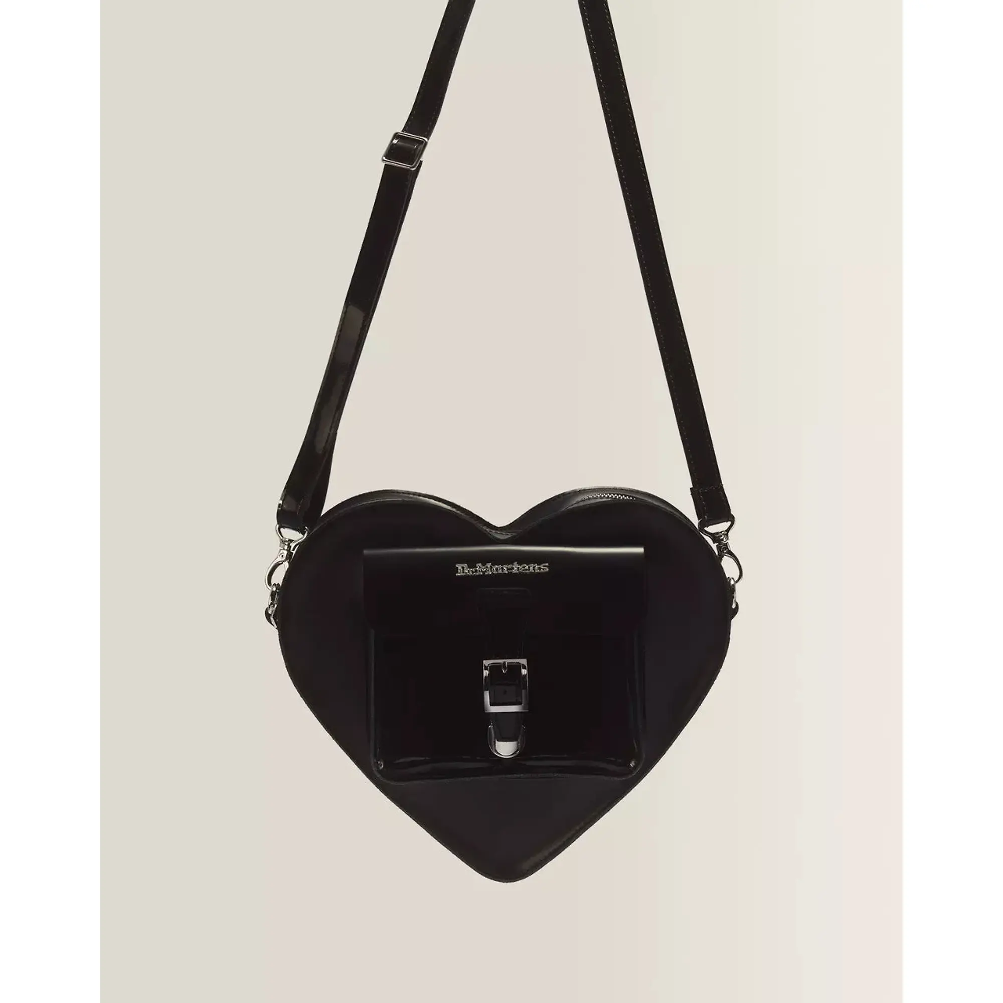 Product image 4 of 9 of Dr. Martens Women's Kiev Leather Heart Shaped Bag - Black