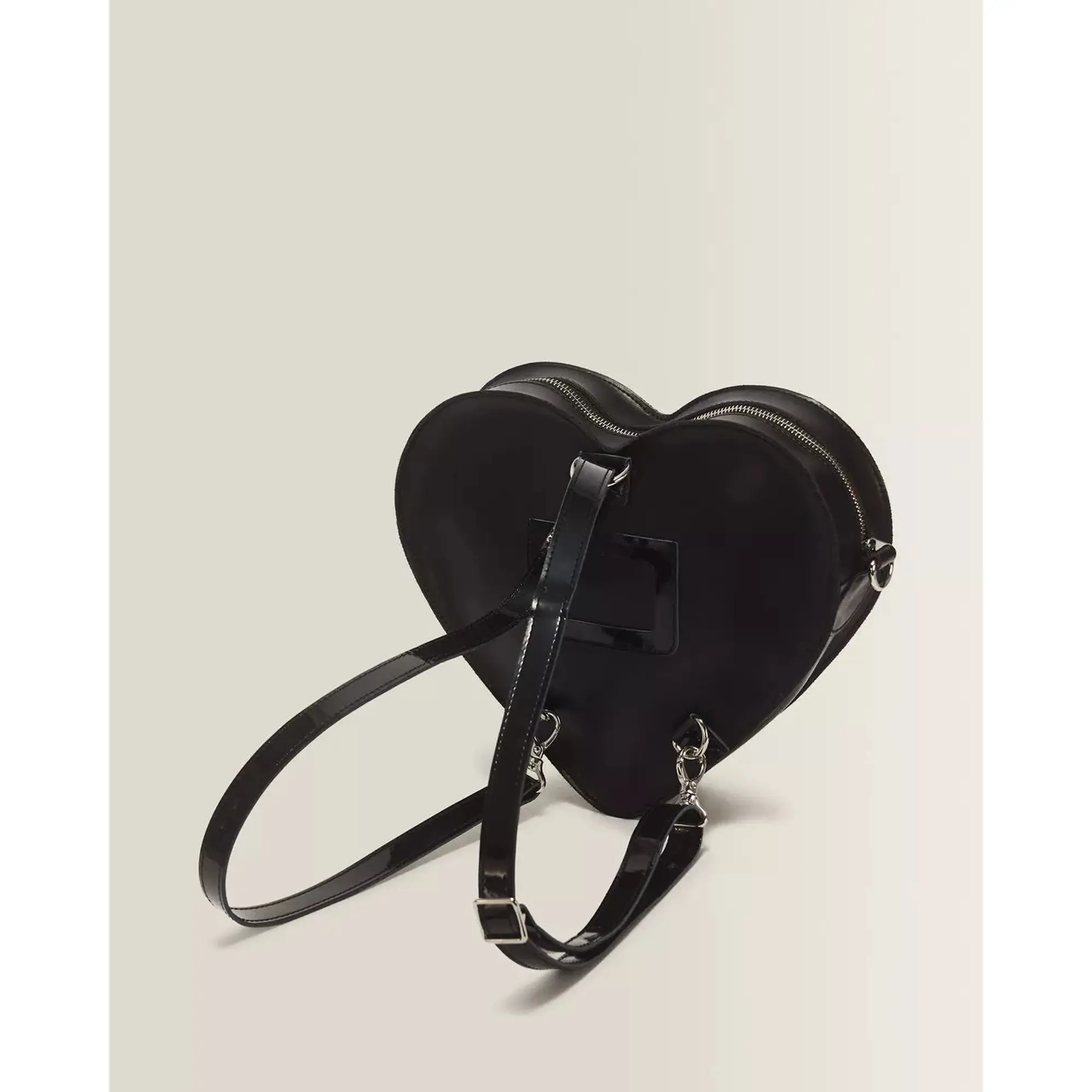 Product image 7 of 9 of Dr. Martens Women's Kiev Leather Heart Shaped Bag - Black