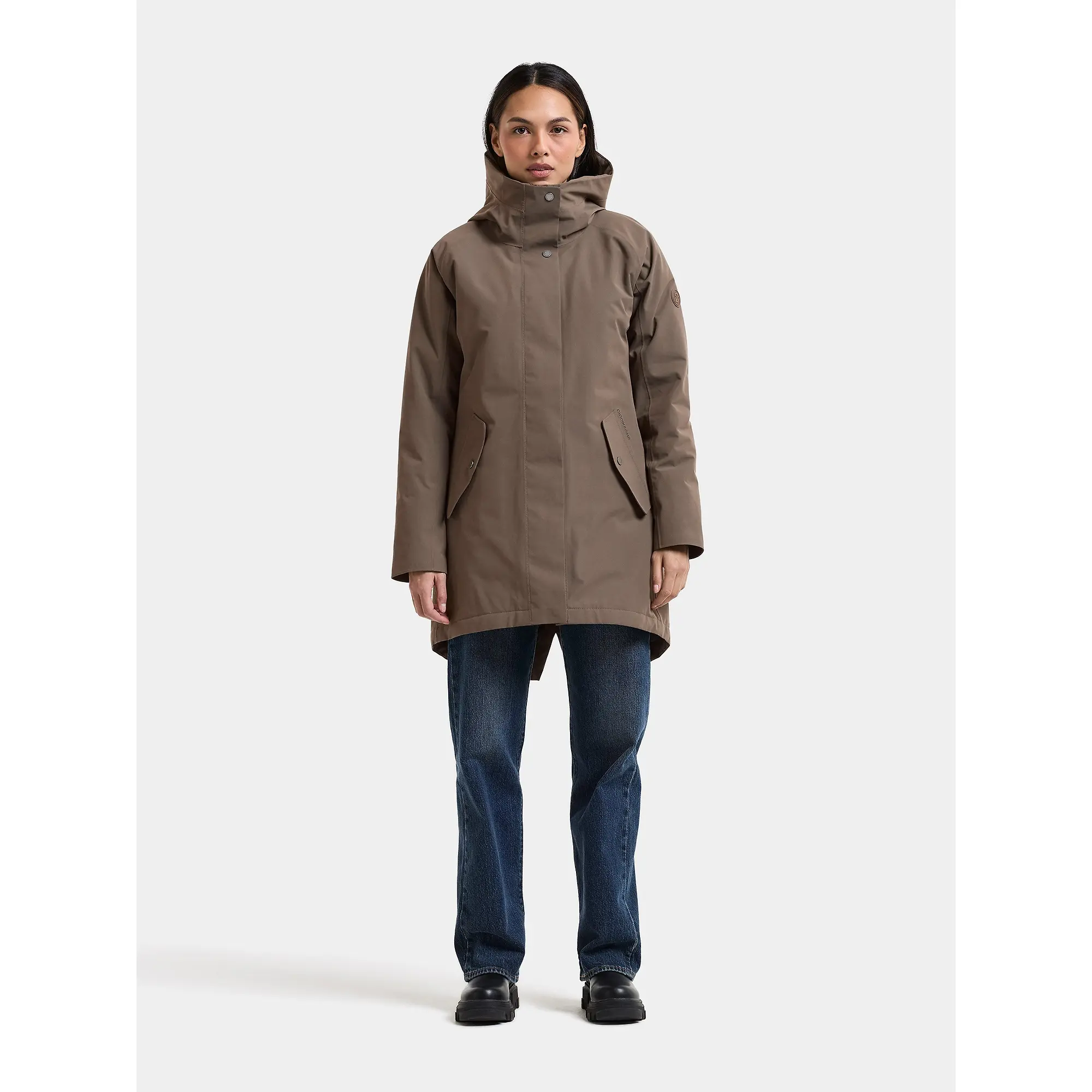 Product image 3 of 10 of Didriksons Women's Alana Waterproof Parka  - Mocha Brown