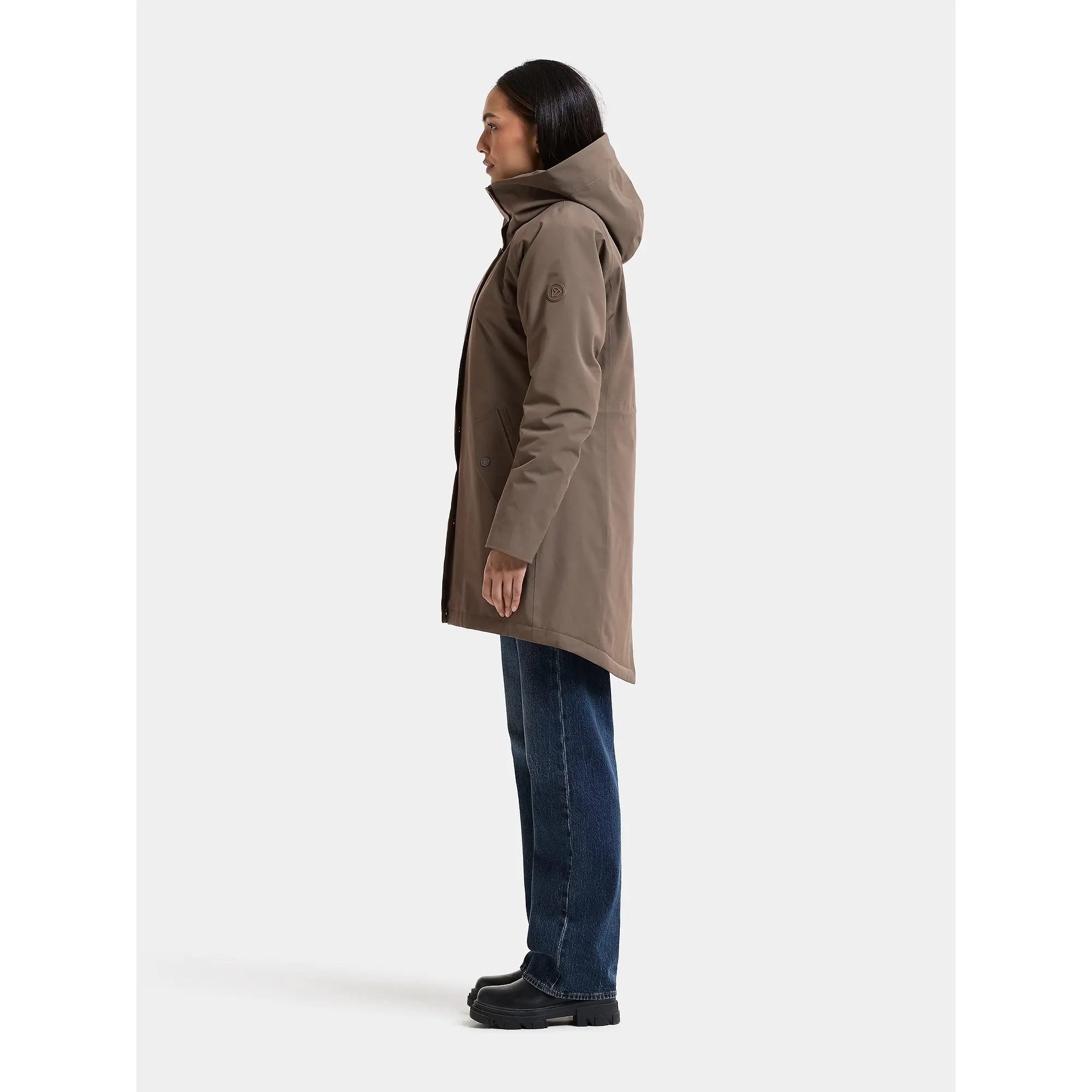 Product image 4 of 10 of Didriksons Women's Alana Waterproof Parka  - Mocha Brown