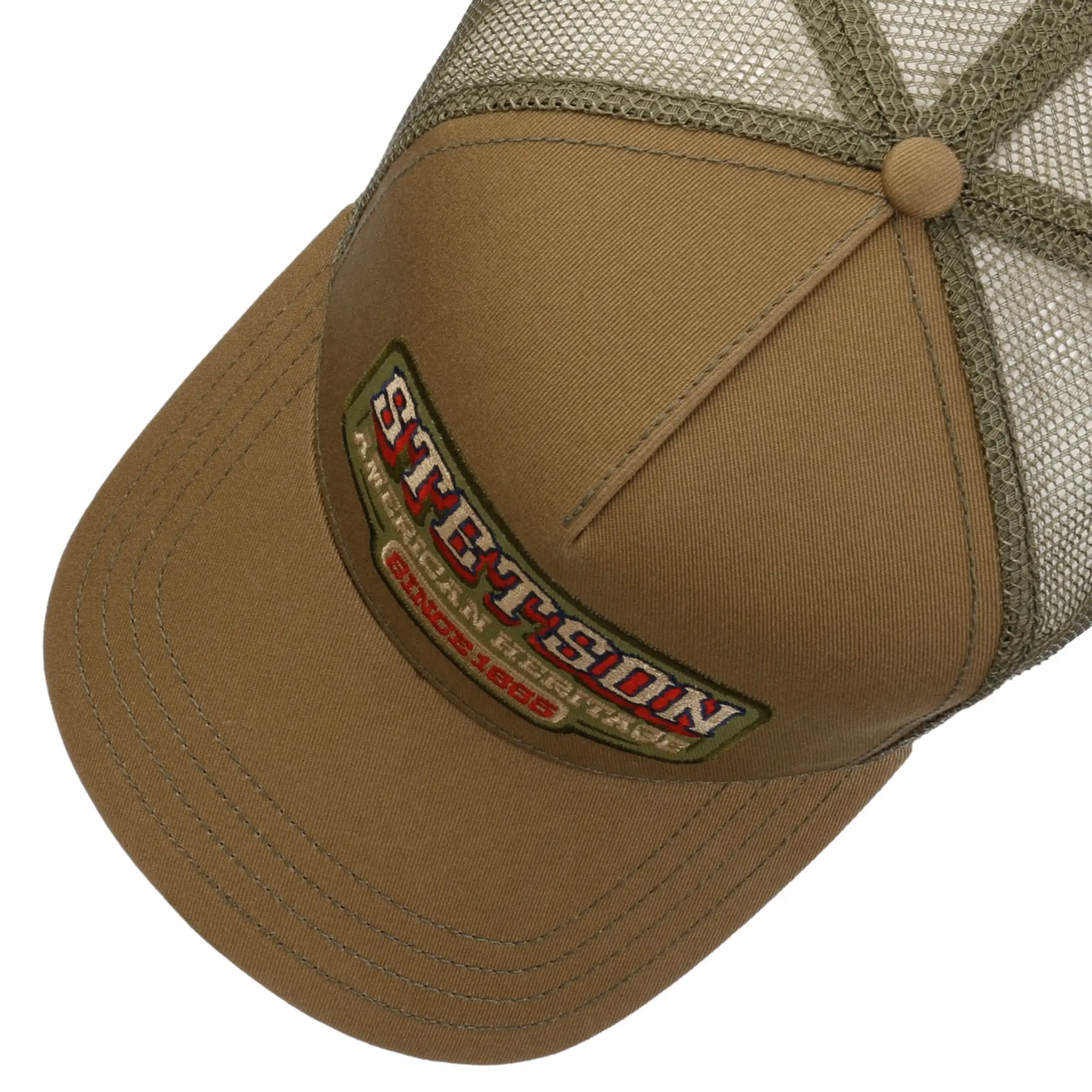 Product image 2 of 6 of Stetson American Heritage 1865 Trucker Cap - Brown/Olive