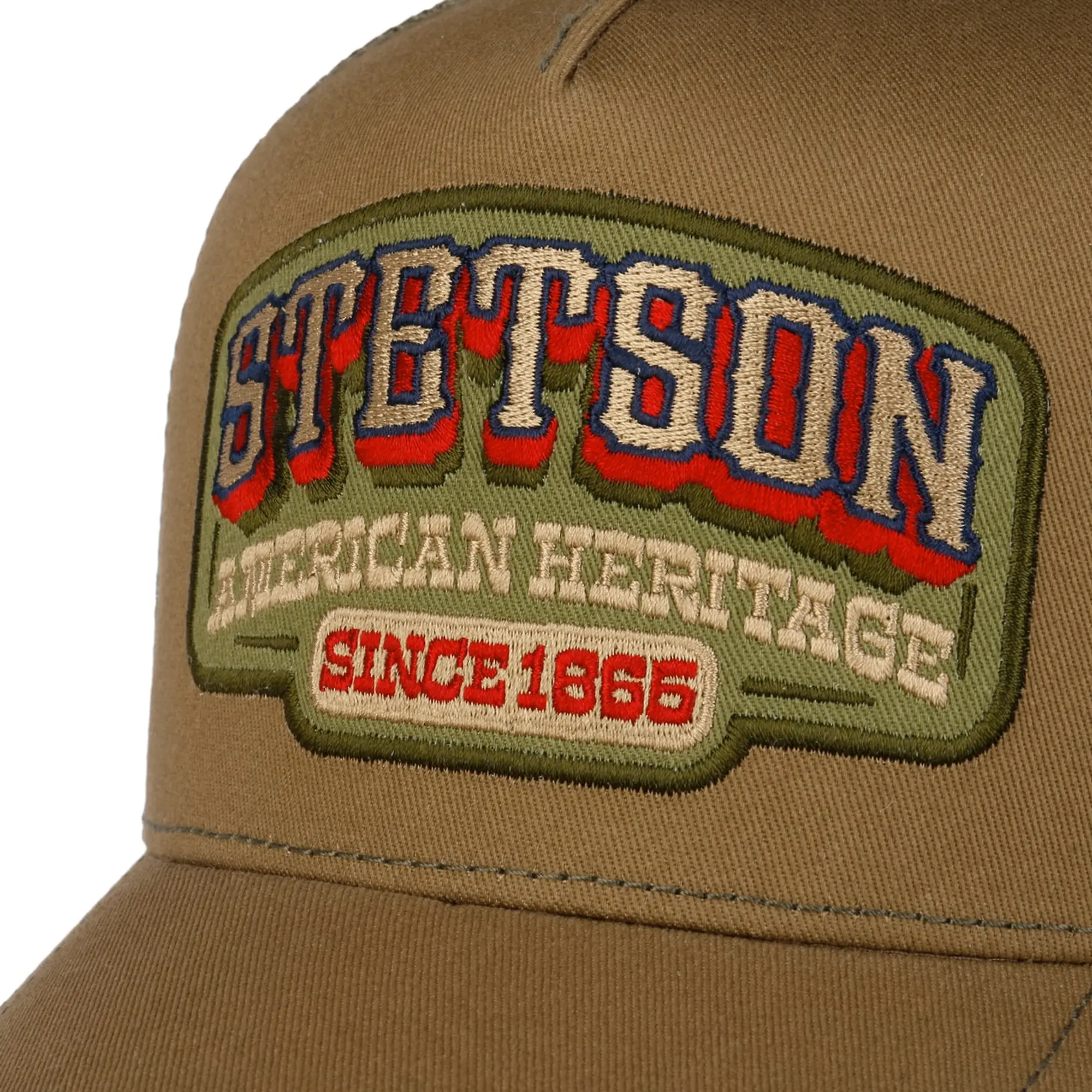 Product image 5 of 6 of Stetson American Heritage 1865 Trucker Cap - Brown/Olive