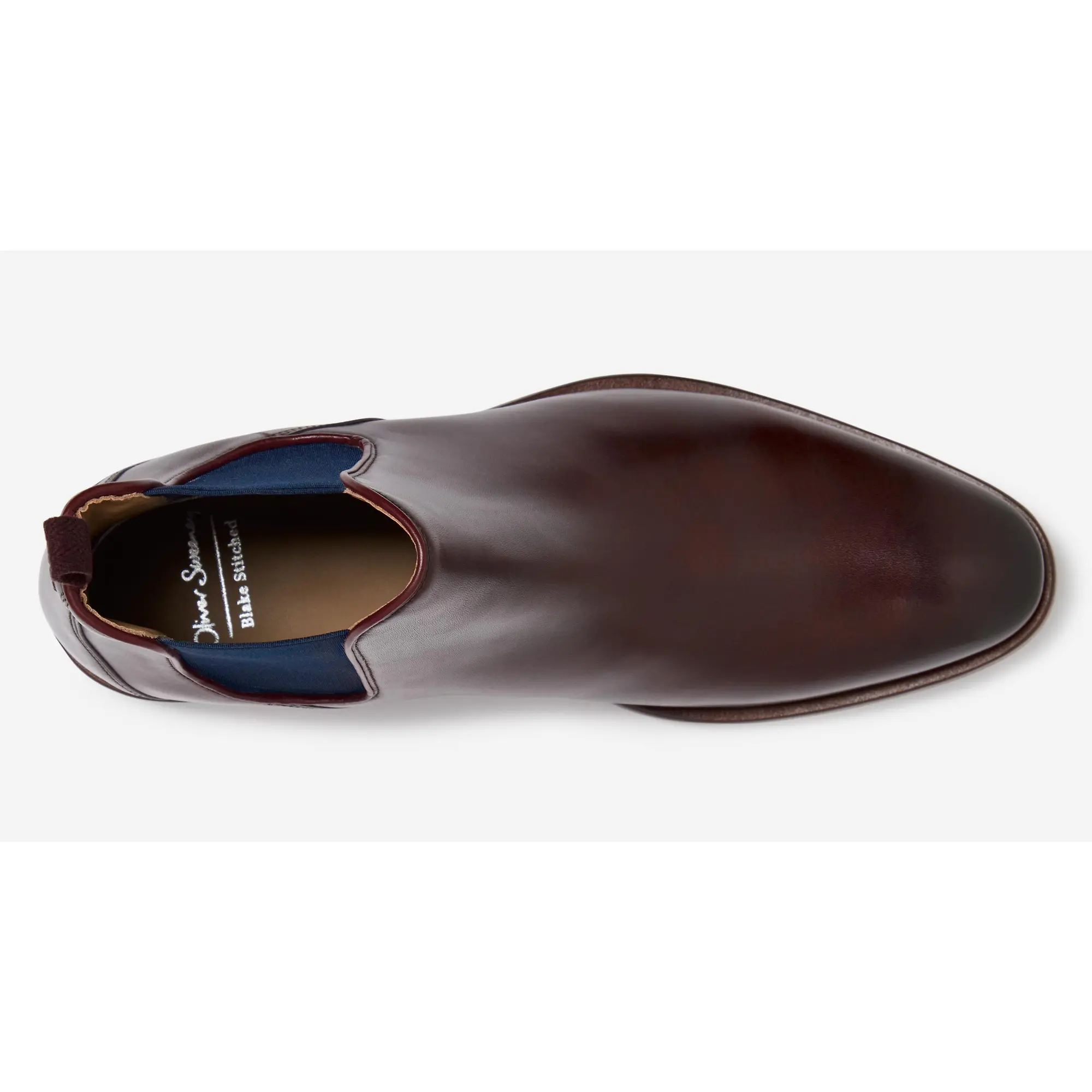 Product image 4 of 5 of Oliver Sweeney Men's Andante Calf Leather Chelsea Boots - Burgundy