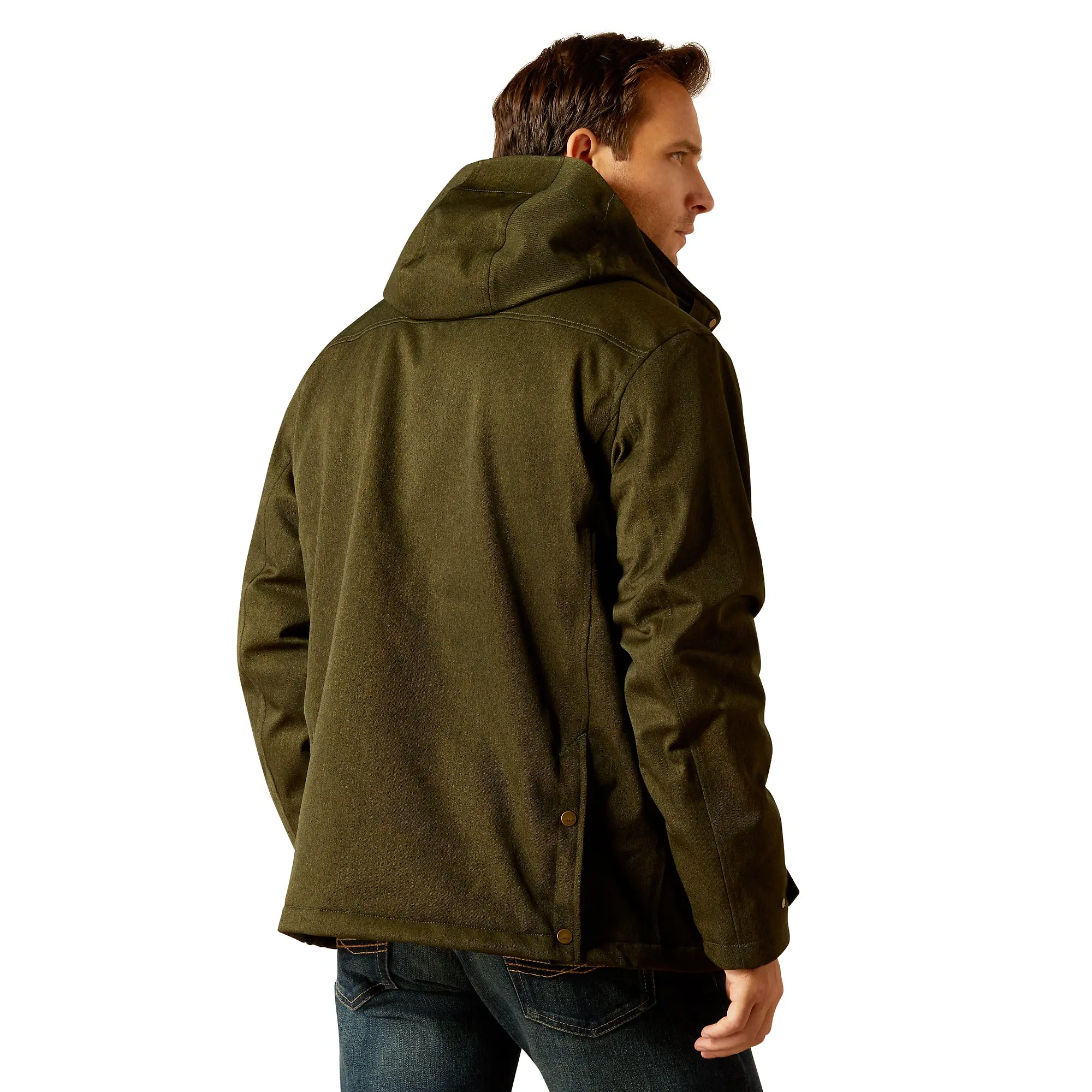 Product image 2 of 7 of Ariat Men's Rhodium Waterproof Insulated Parka - Rosin
