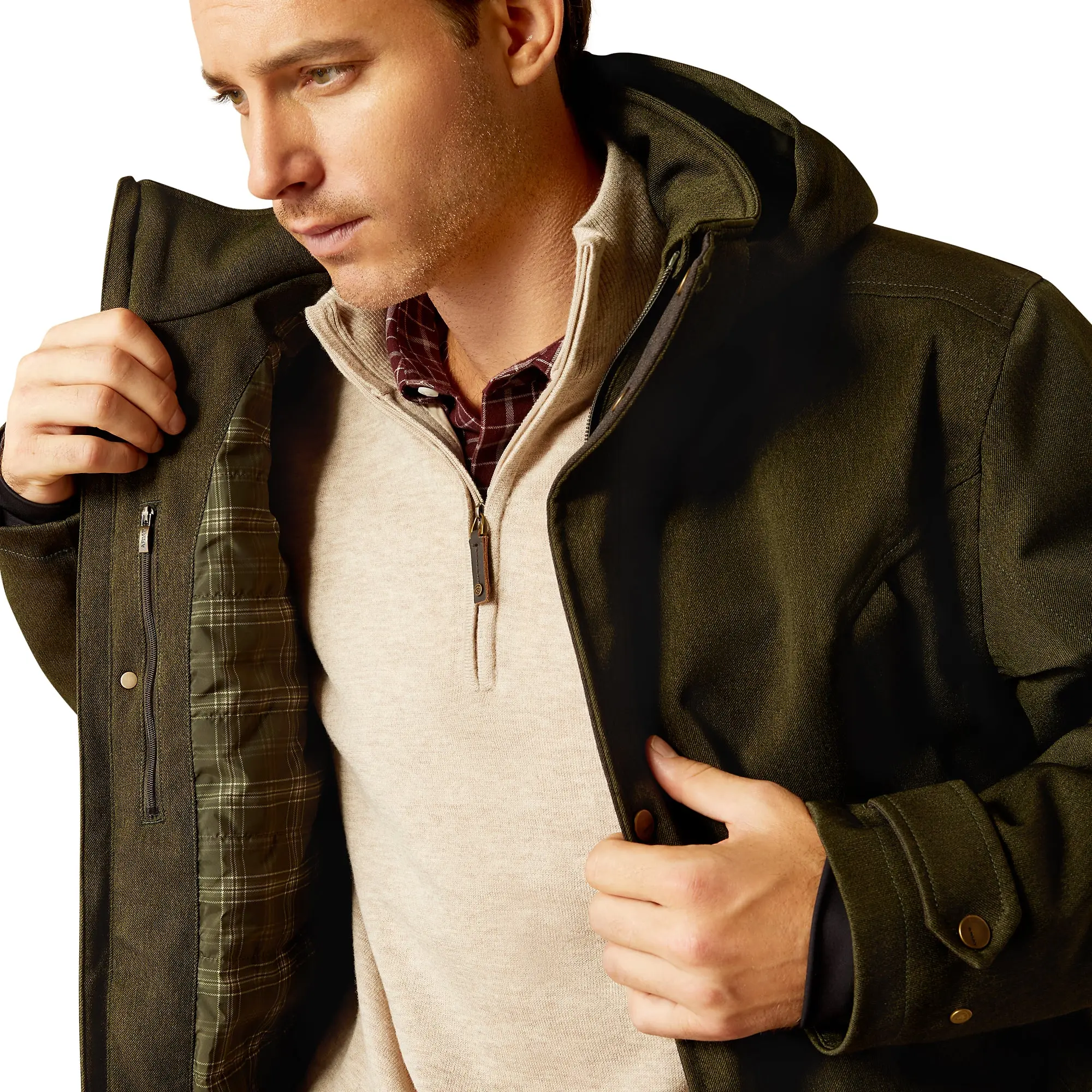 Product image 6 of 7 of Ariat Men's Rhodium Waterproof Insulated Parka - Rosin