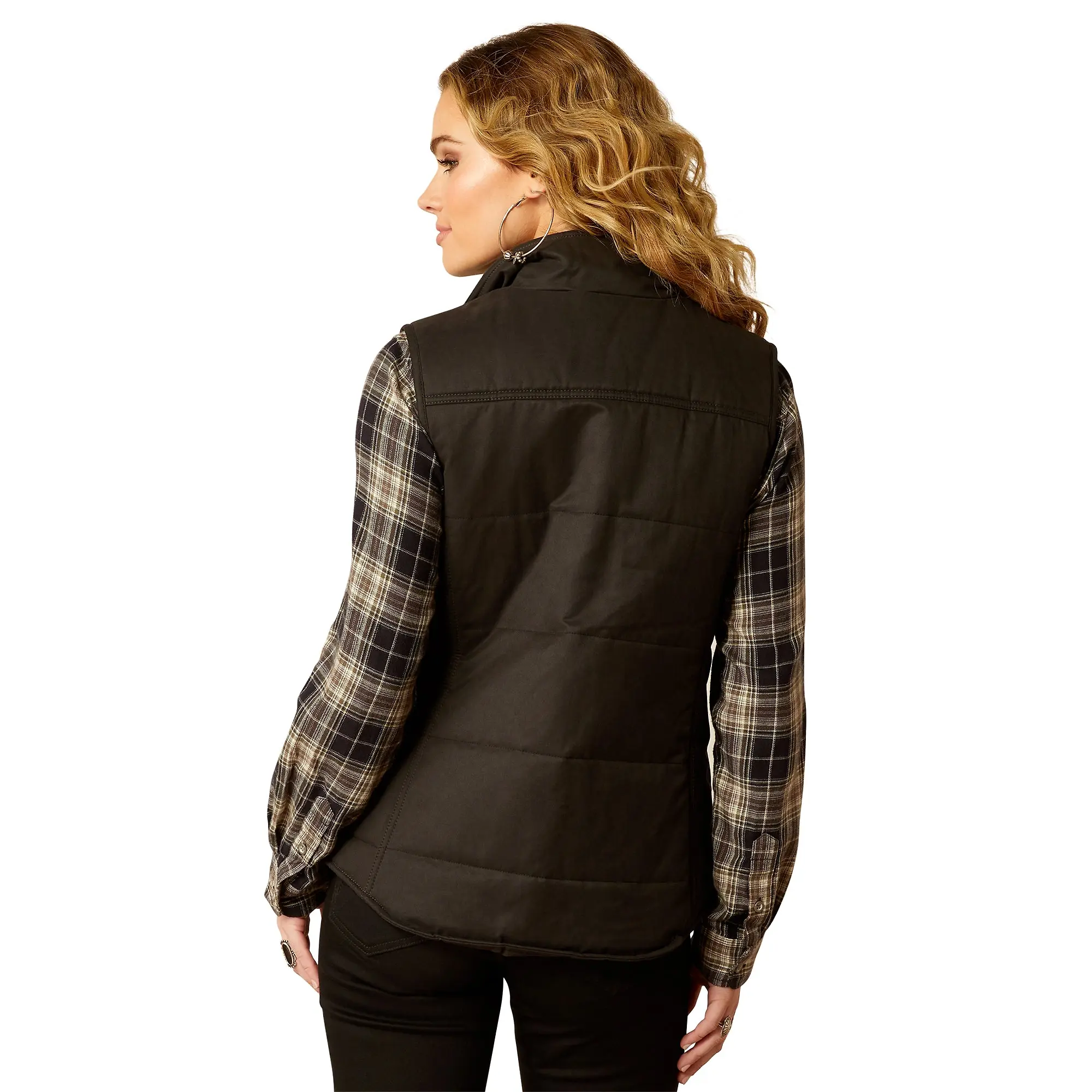 Product image 3 of 8 of Ariat Women's Grizzly Quilted Gilet - Black