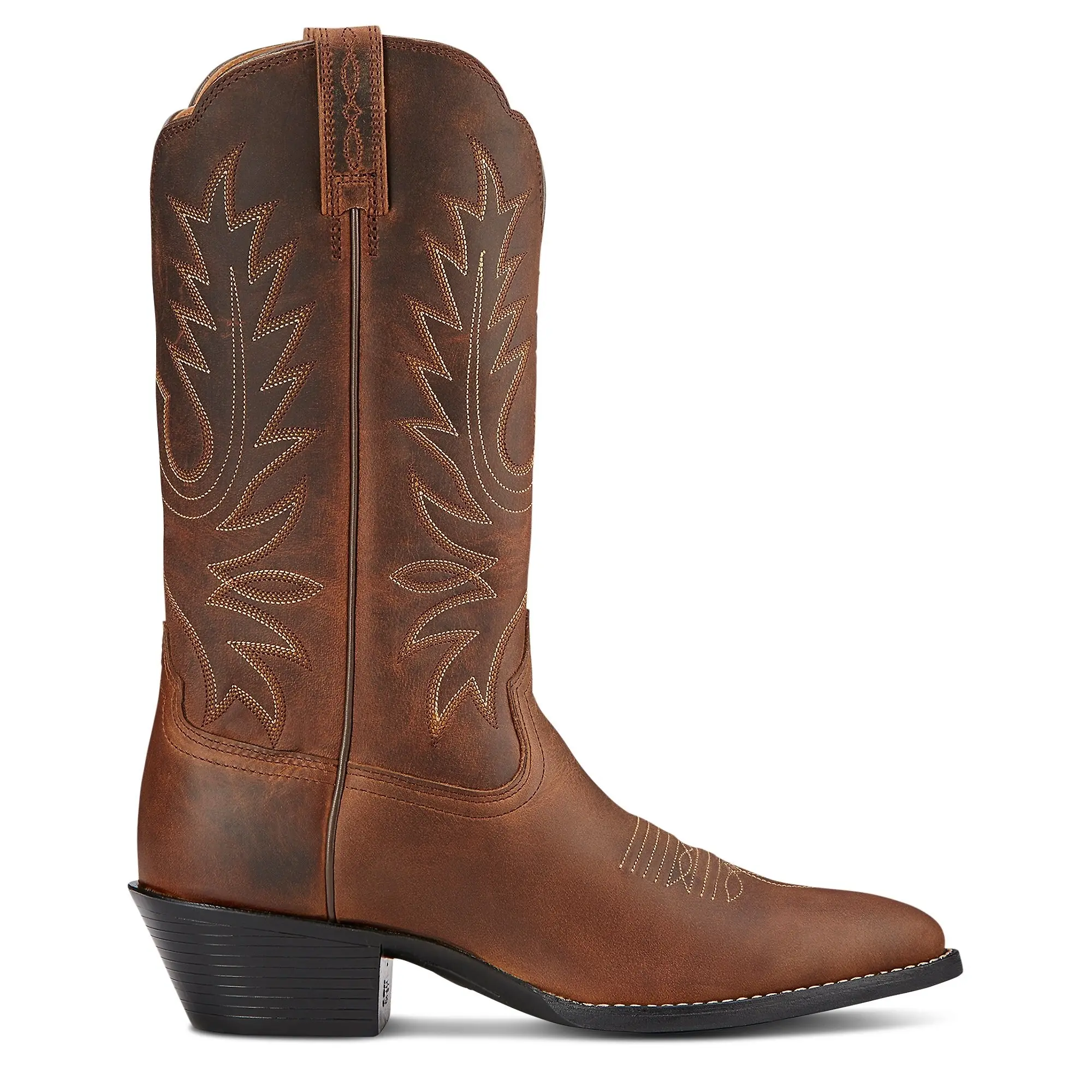 Product image 1 of 5 of Ariat Women's Heritage R Toe Western Boots - Distressed Brown
