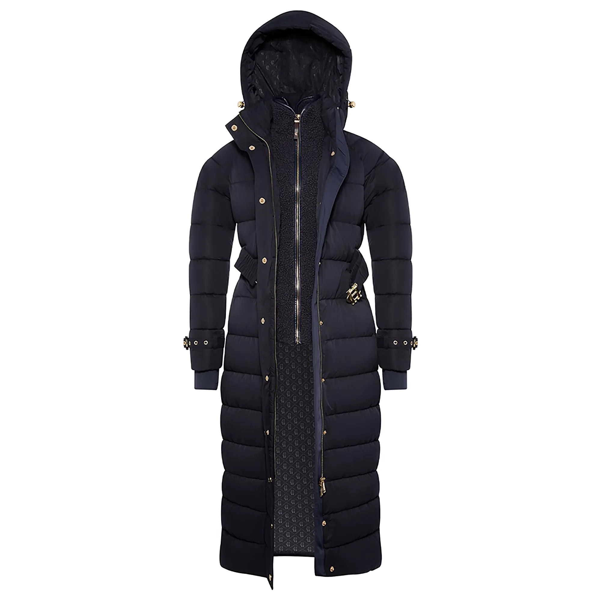 Product image 13 of 14 of Holland Cooper Women's Arosa Luxe Longline Coat - Ink Navy