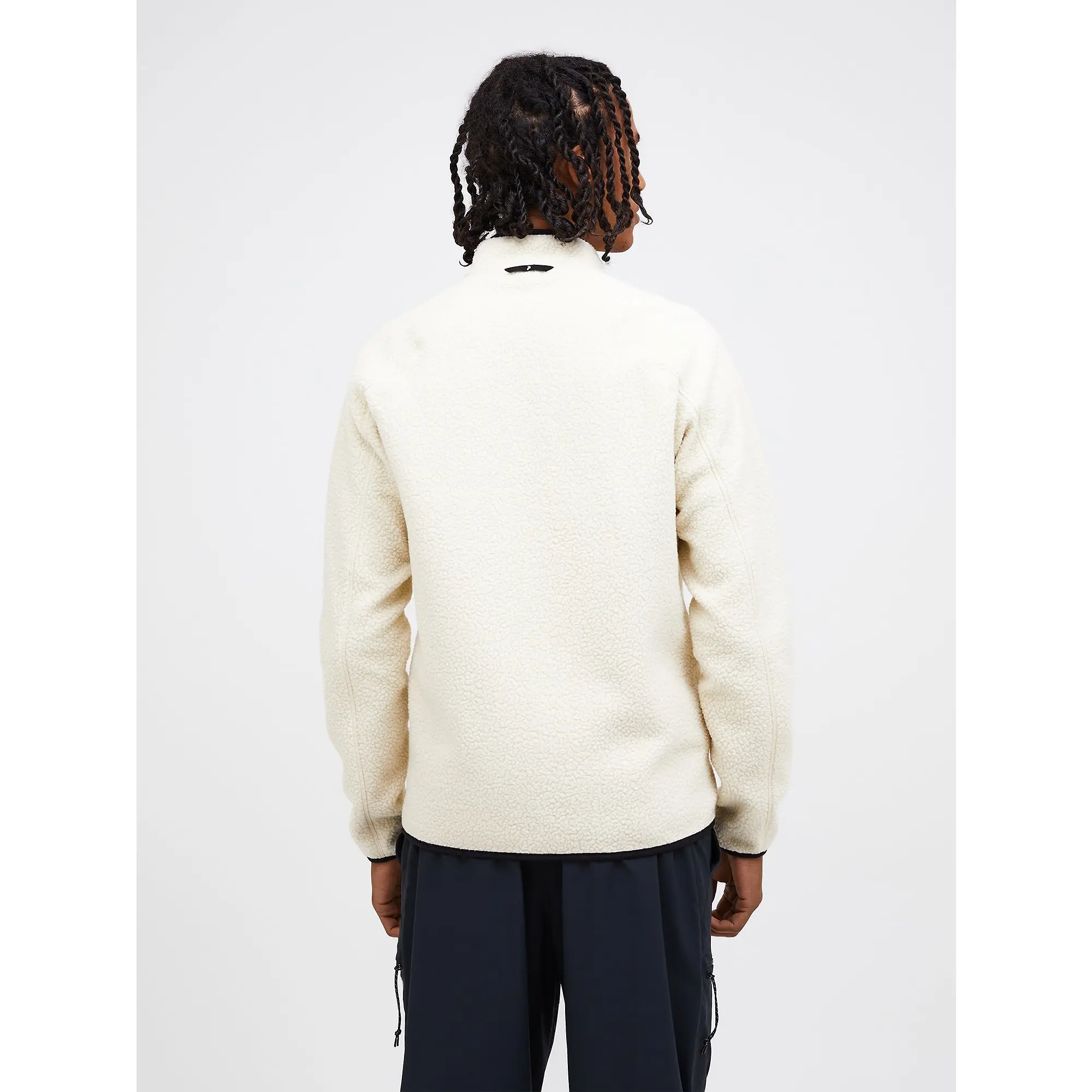 Product image 4 of 7 of Peak Performance Men's NatureRush Pile Zip Jacket - Sand Fog/Black