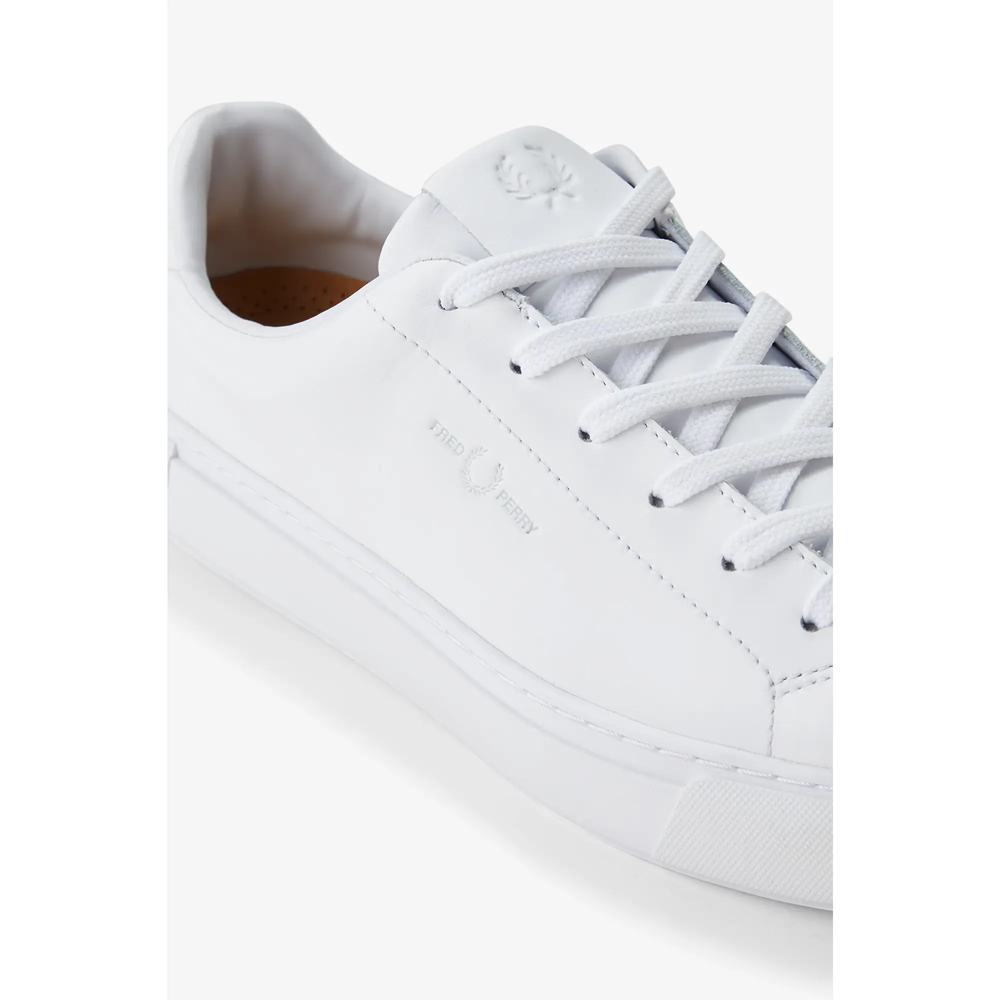Product image 2 of 3 of Fred Perry Men's B71 Leather Trainers - White