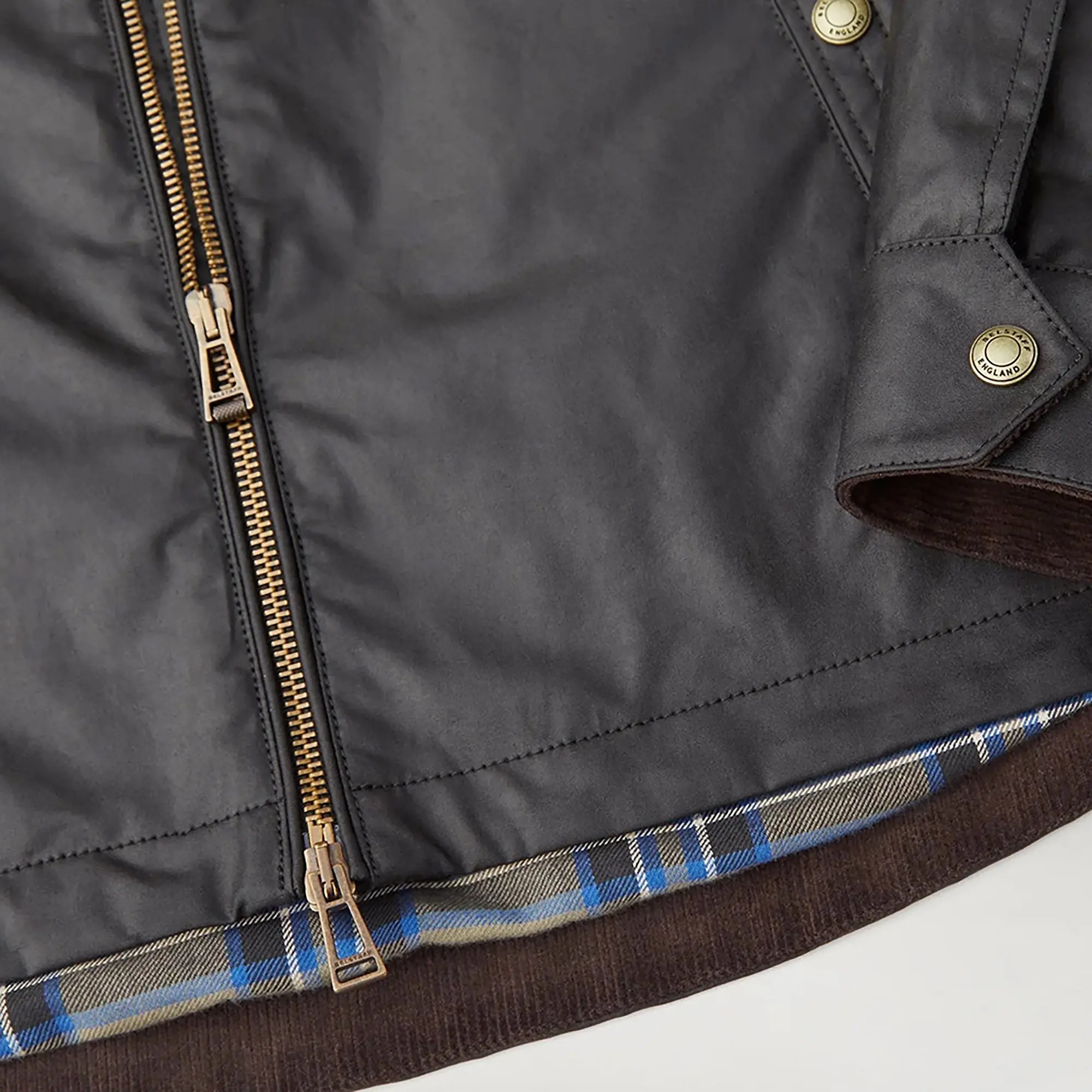 Product image 4 of 4 of Belstaff Men's Waxed Cotton Tour Overshirt Jacket -  Black