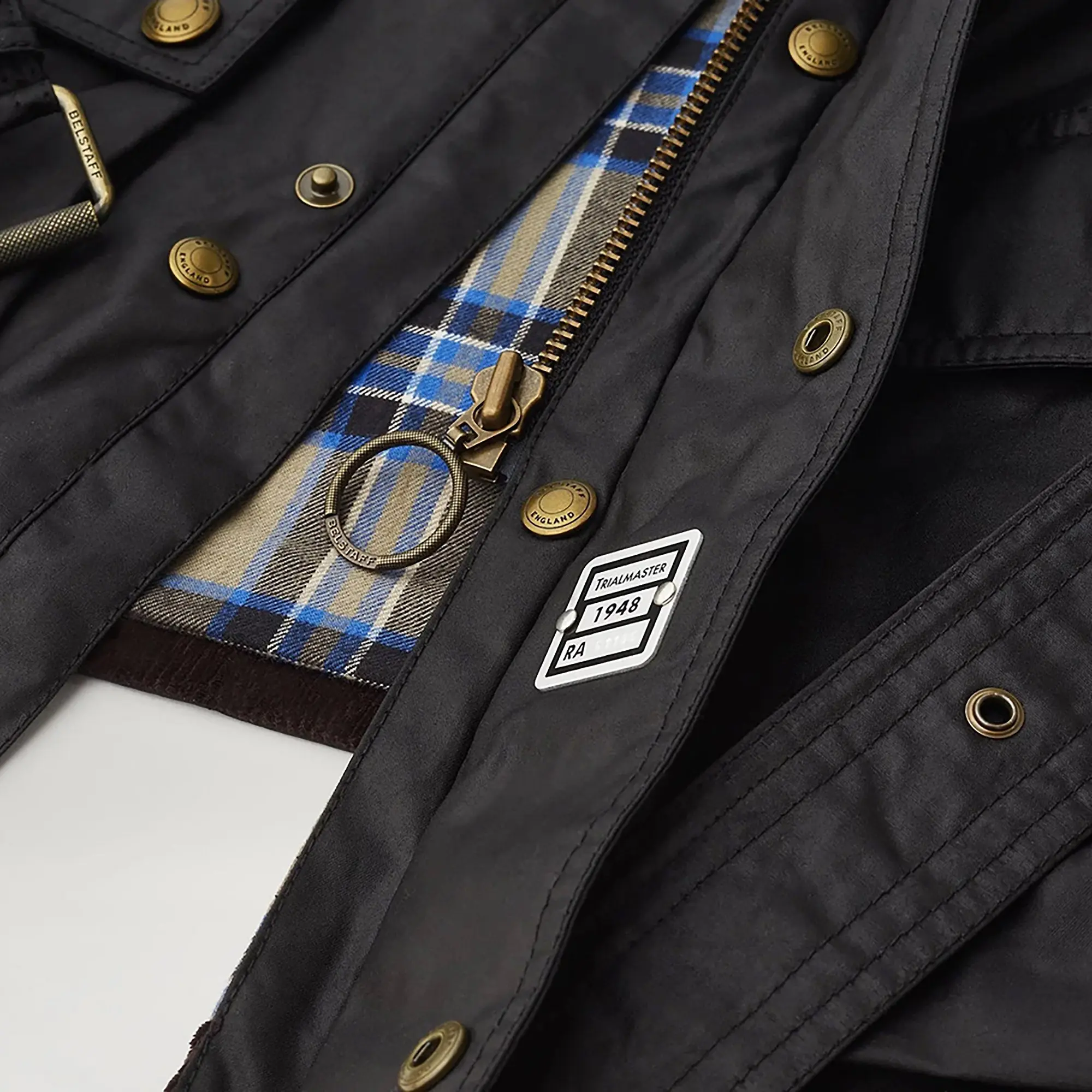 Product image 4 of 4 of Belstaff Men's Waxed Cotton Trialmaster Jacket - Black