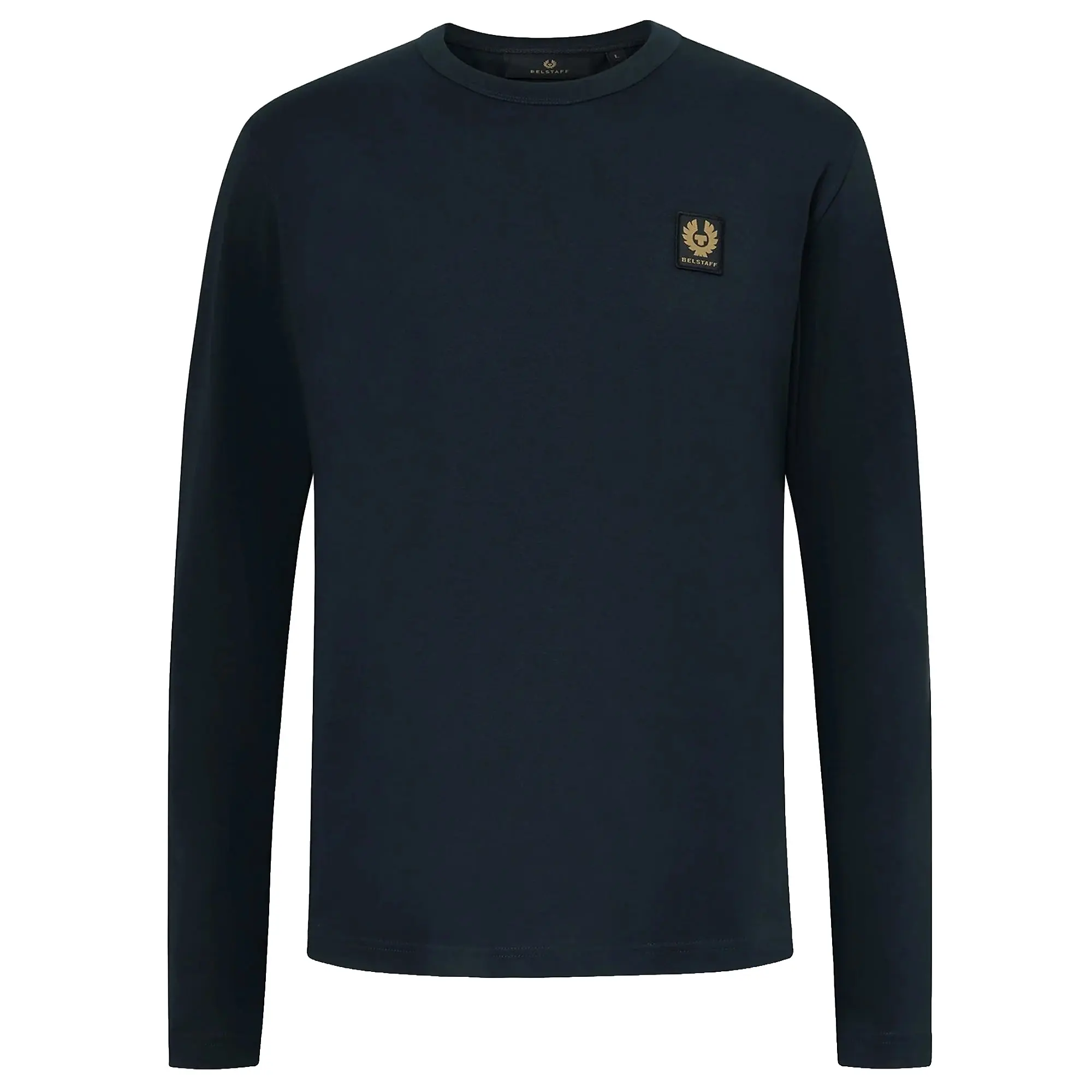 Product image 1 of 3 of Belstaff Men's Cotton Jersey Belstaff Long Sleeved T-Shirt - Dark Ink