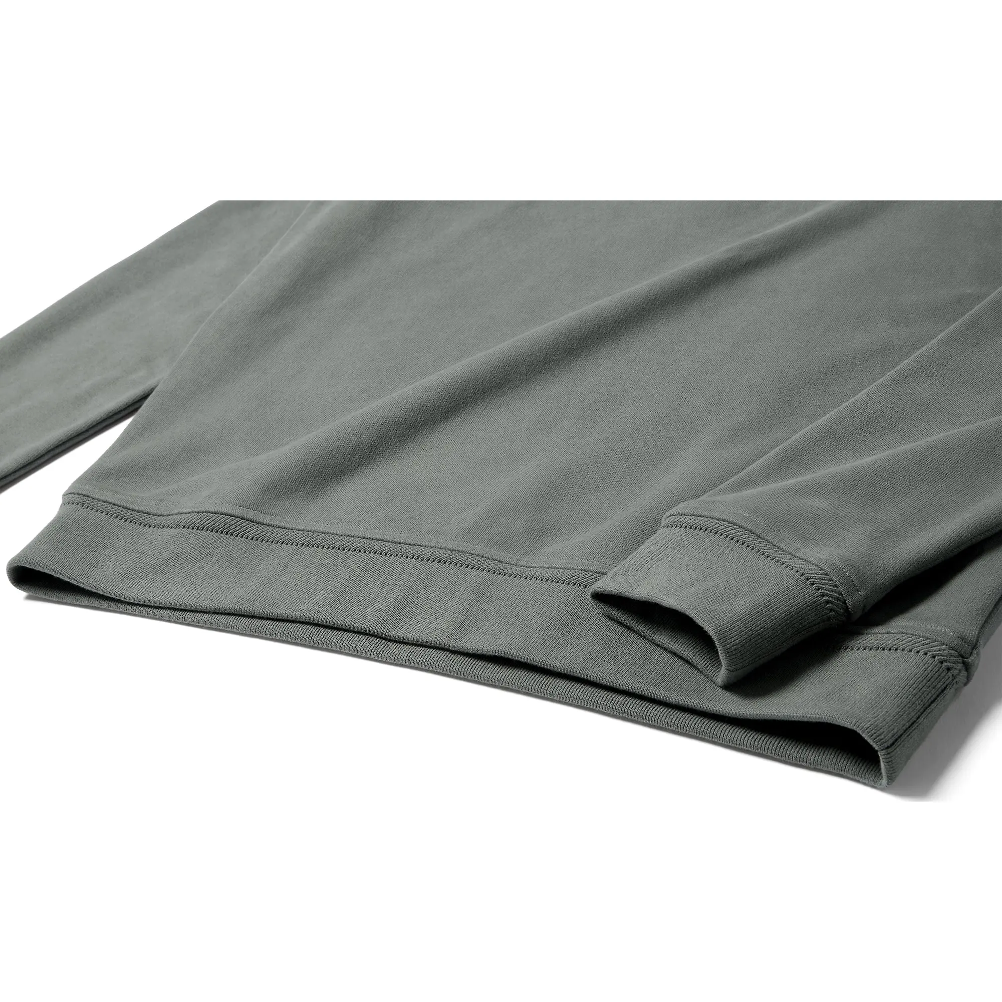 Product image 3 of 3 of Belstaff Men's Cotton Fleece Belstaff Quarter Zip Sweatshirt - Atlantic Grey