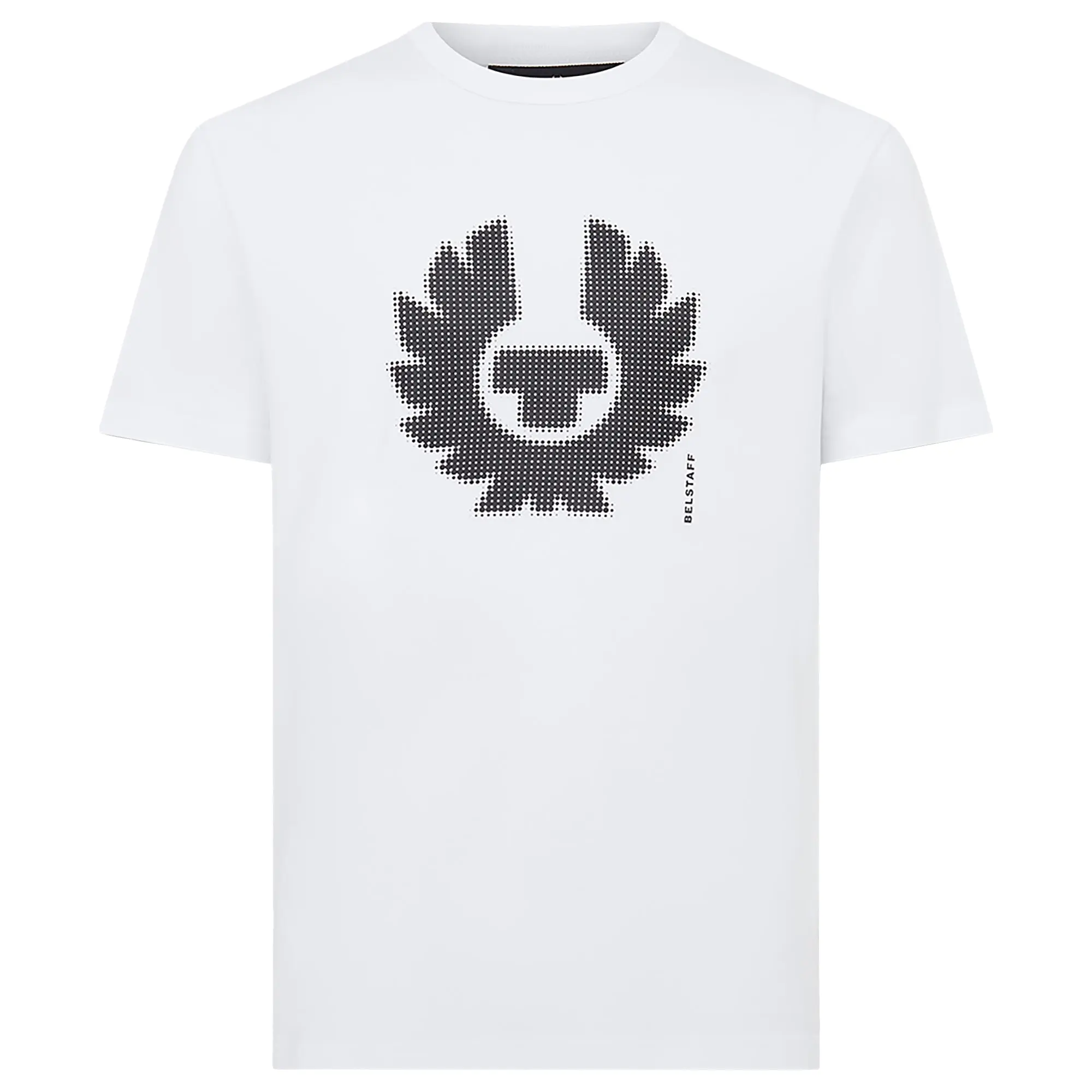 Product image 1 of 3 of Belstaff Men's Cotton Jersey Bitmap T-Shirt - White