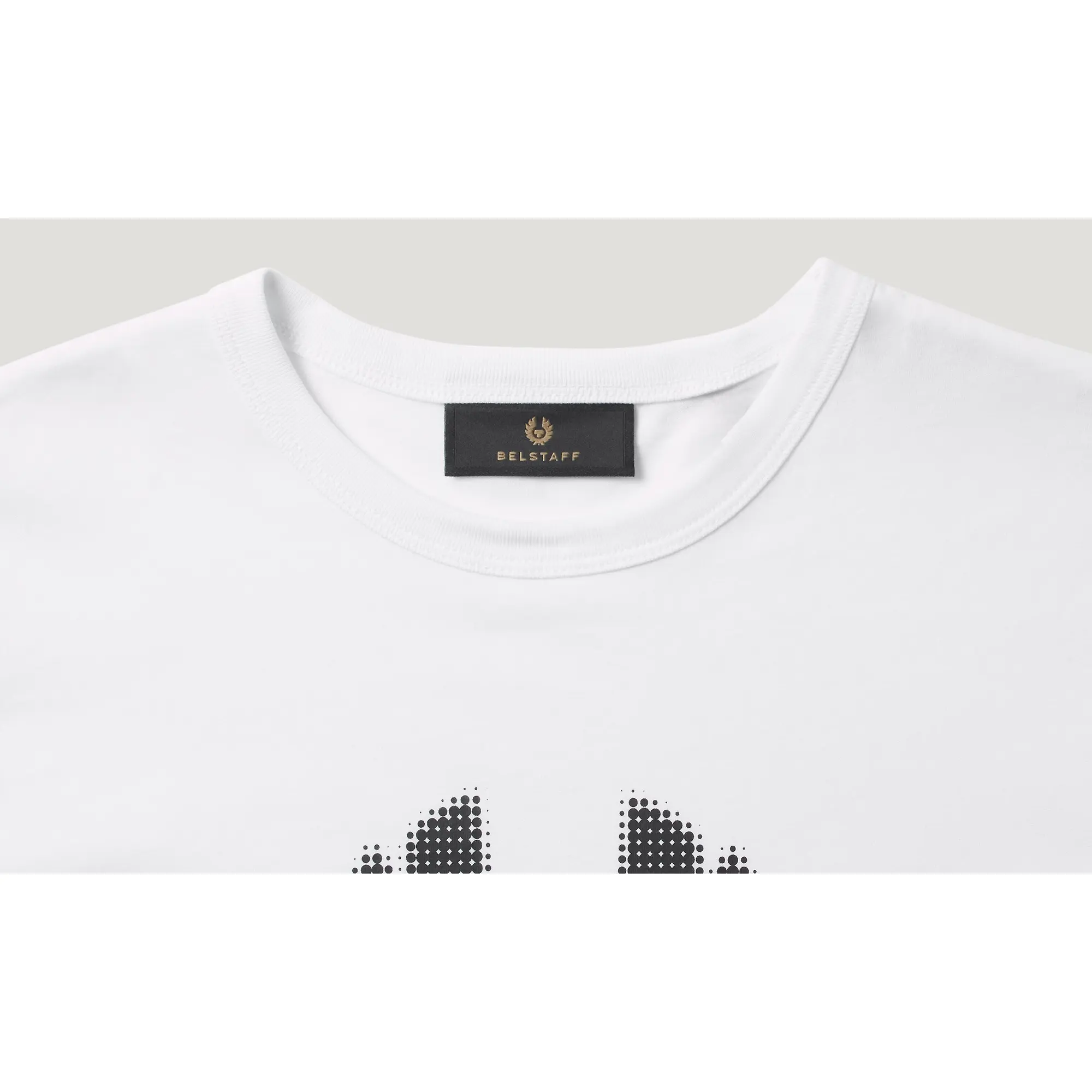Product image 2 of 3 of Belstaff Men's Cotton Jersey Bitmap T-Shirt - White