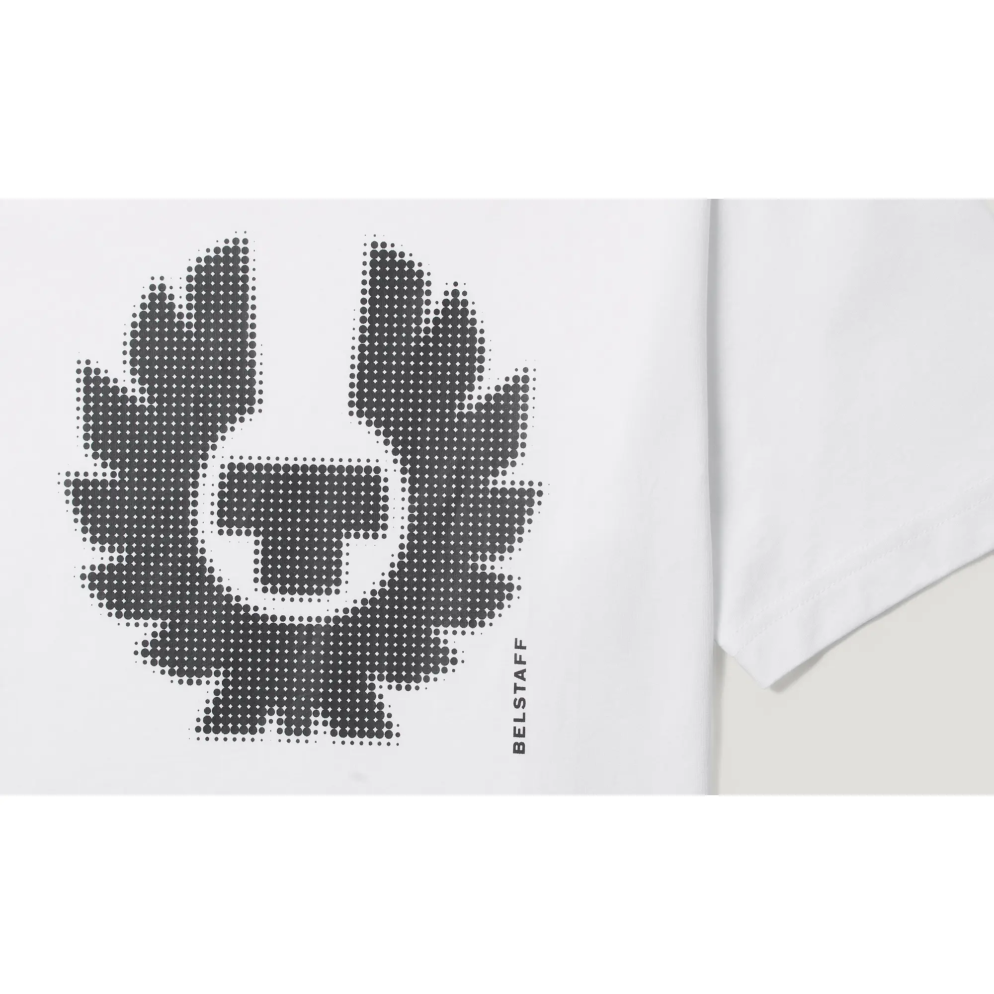 Product image 3 of 3 of Belstaff Men's Cotton Jersey Bitmap T-Shirt - White