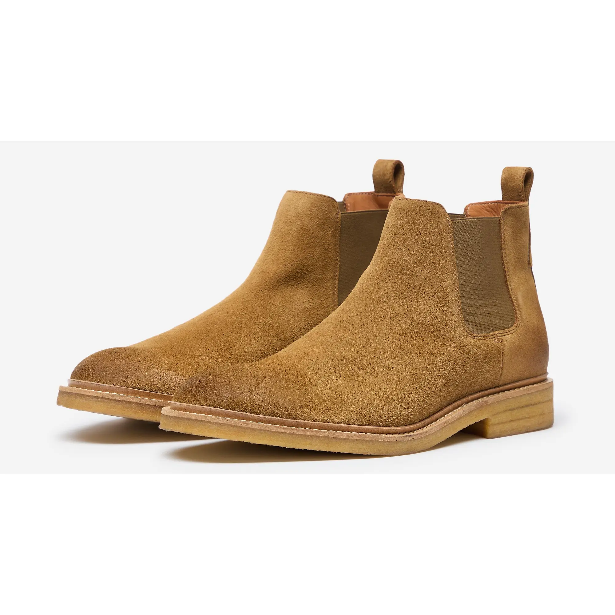 Product image 2 of 6 of Oliver Sweeney Men's Braga Calf Suede Chelsea Boots - Caramel