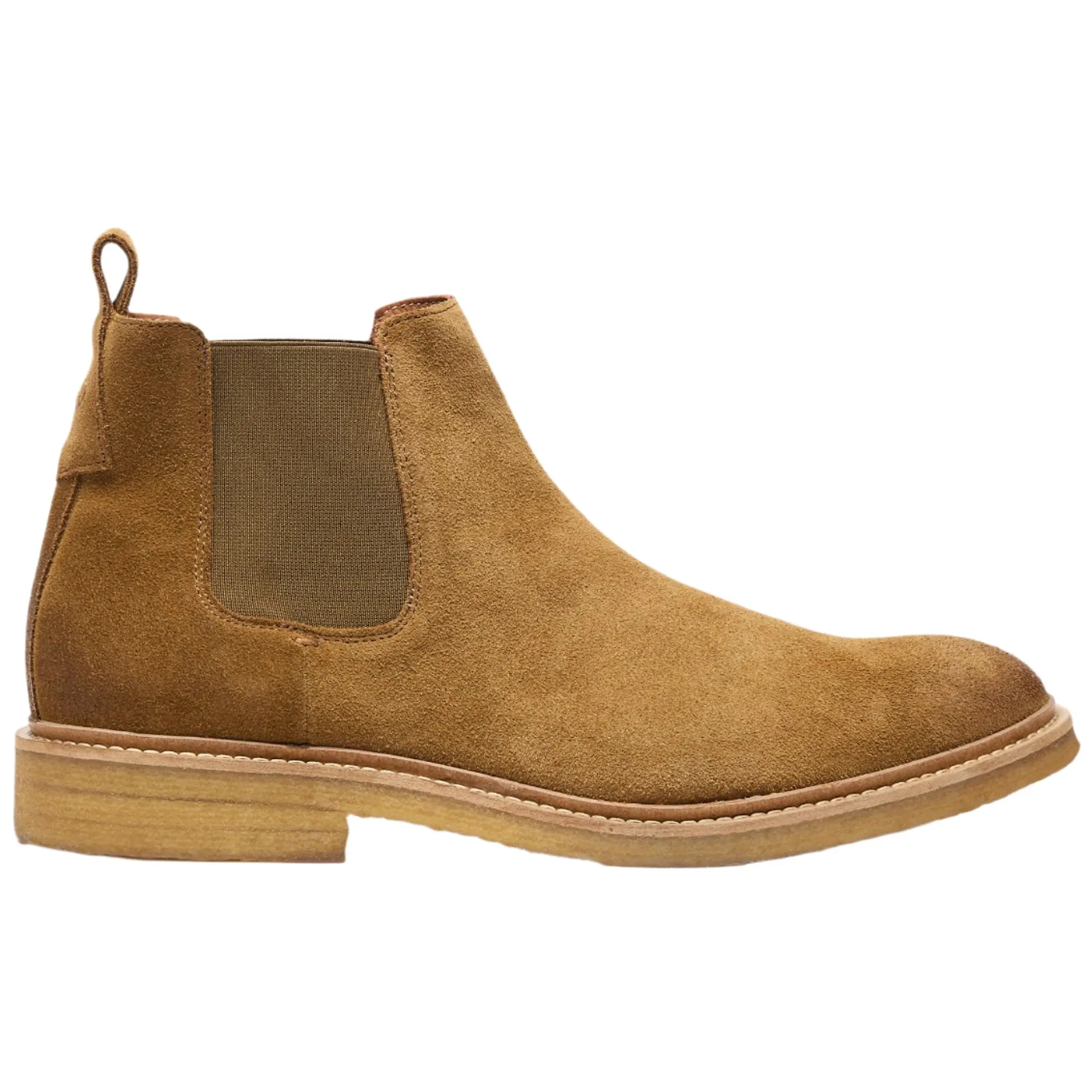 Product image 1 of 6 of Oliver Sweeney Men's Braga Calf Suede Chelsea Boots - Caramel
