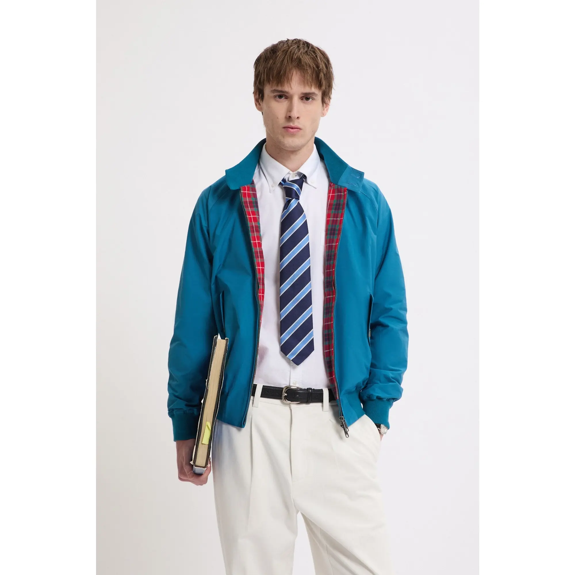 Product image 2 of 7 of Baracuta Men's G9 Harrington Jacket - Cornish Blue