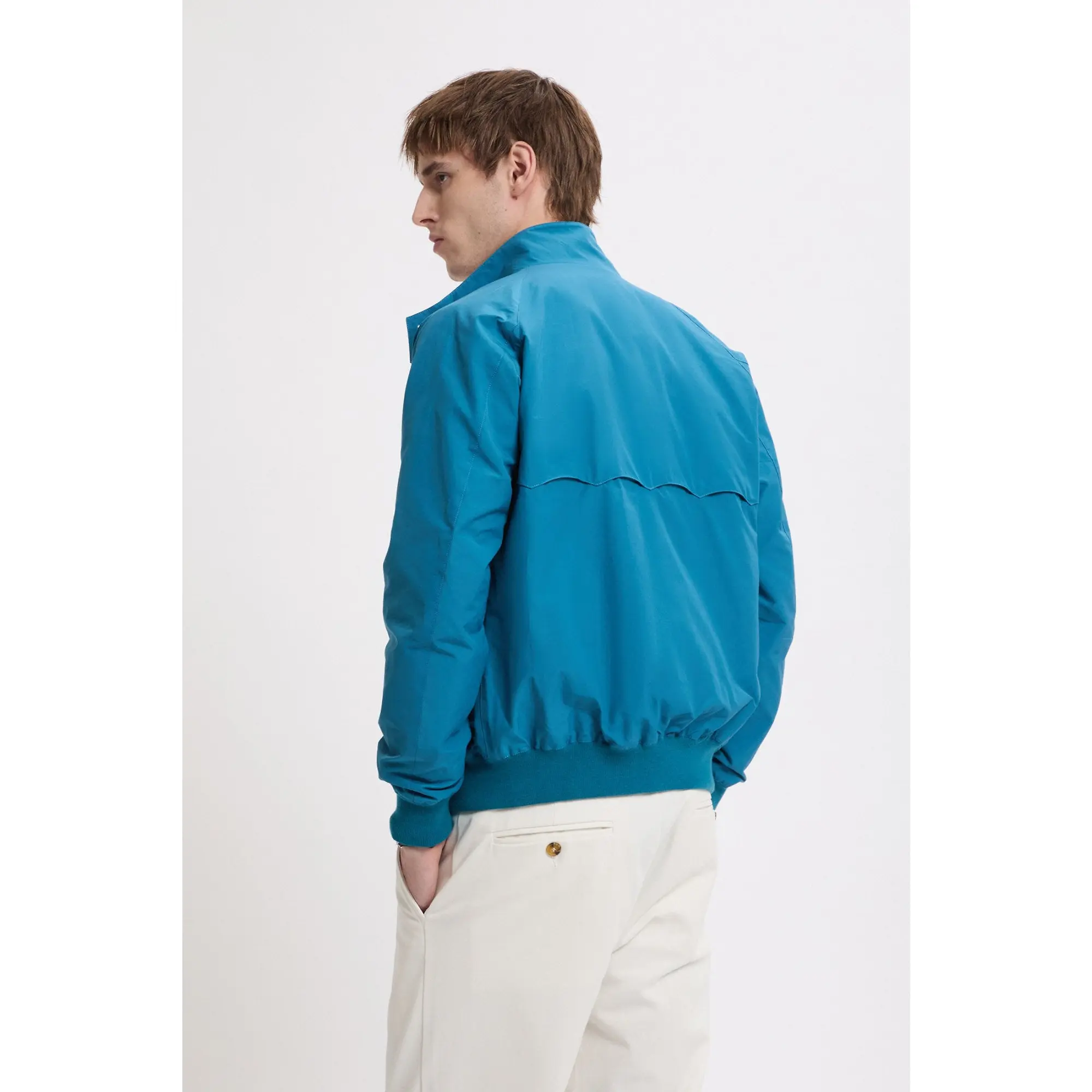 Product image 3 of 7 of Baracuta Men's G9 Harrington Jacket - Cornish Blue