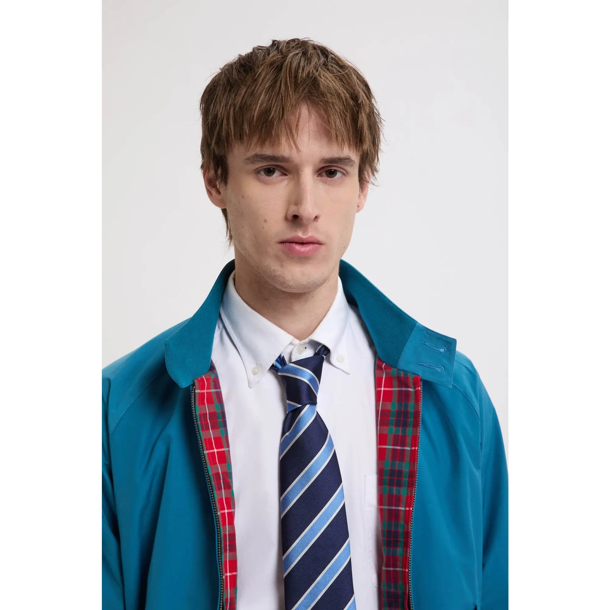 Product image 4 of 7 of Baracuta Men's G9 Harrington Jacket - Cornish Blue