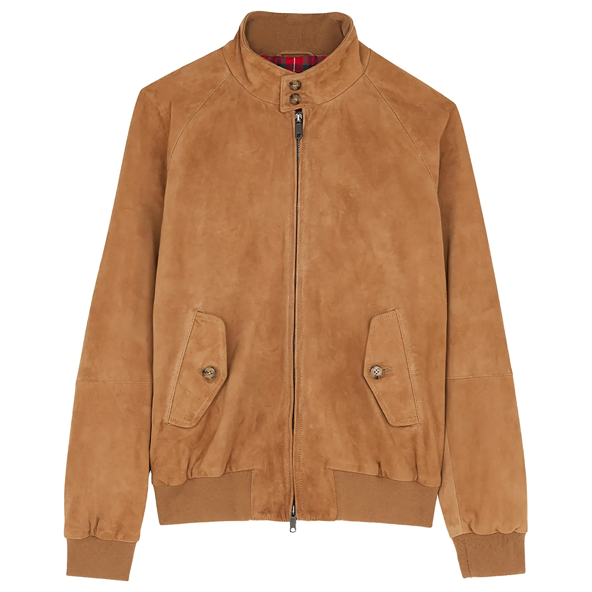 Product image 1 of 6 of Baracuta Men's G9 Suede Harrington Jacket - Tobacco