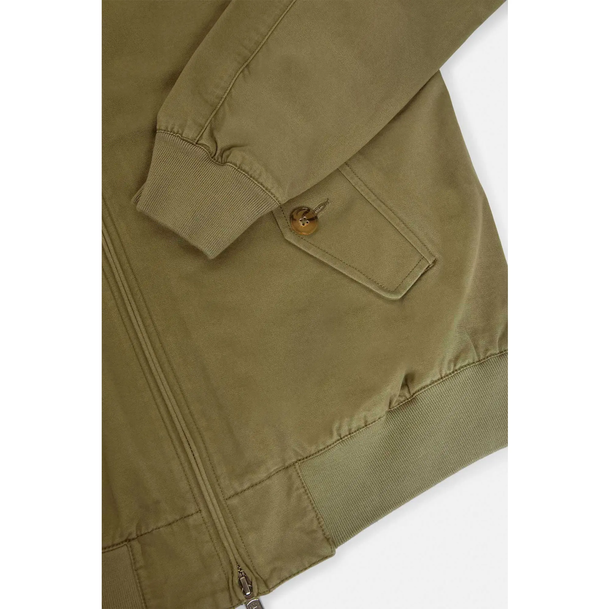 Product image 8 of 9 of Baracuta Men's G9 Twill Harrington Jacket - Lichen Green