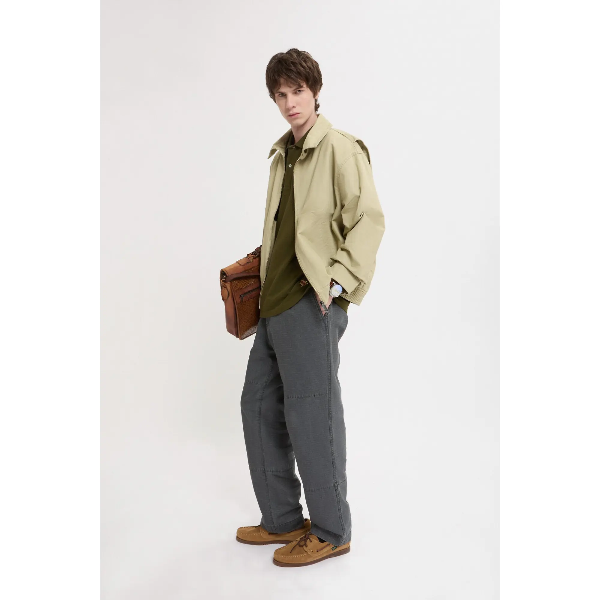Product image 3 of 8 of Baracuta Men's G18 Twill Jacket - Khaki