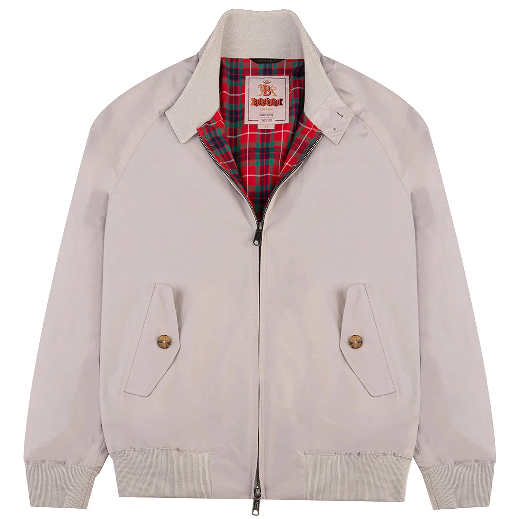 Product image 1 of 8 of Baracuta Men's G9 Baracuta Cloth Harrington Jacket - Mist