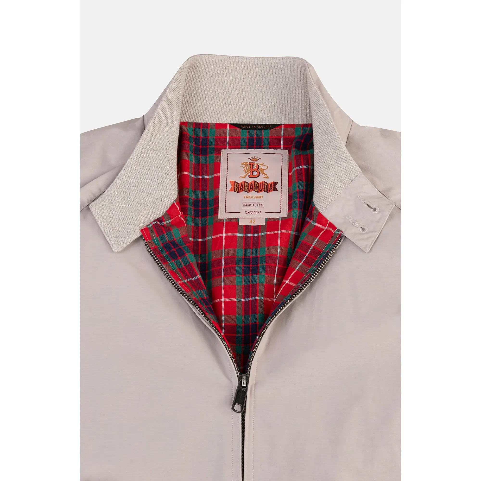 Product image 8 of 8 of Baracuta Men's G9 Baracuta Cloth Harrington Jacket - Mist