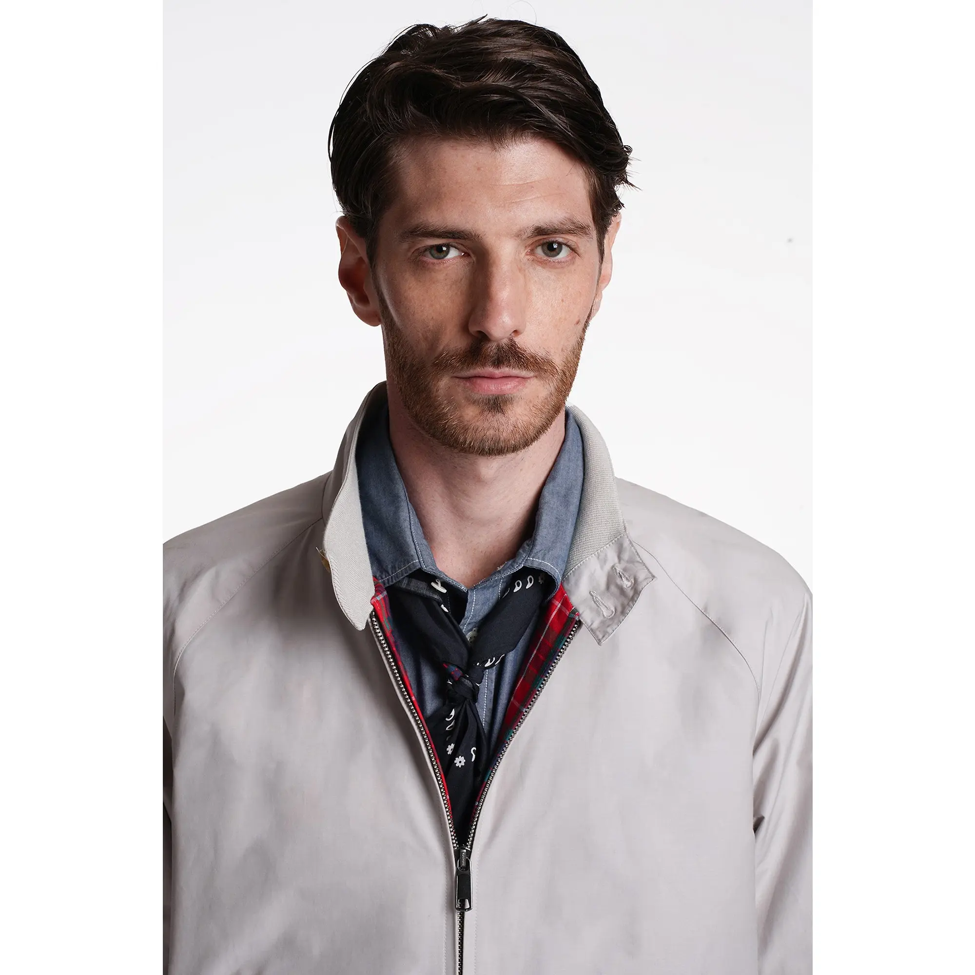 Product image 4 of 8 of Baracuta Men's G9 Baracuta Cloth Harrington Jacket - Mist