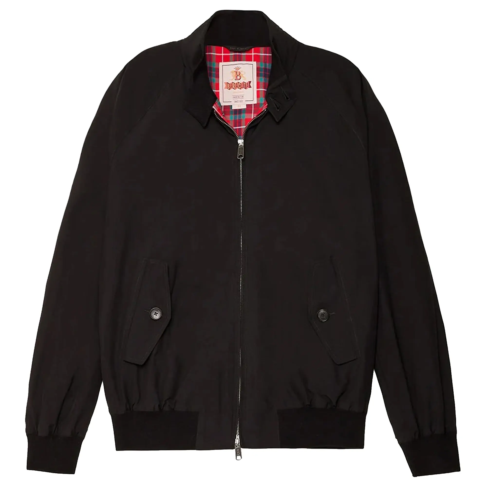 Product image 1 of 8 of Baracuta Men's G9 Baracuta Cloth Harrington Jacket - Black