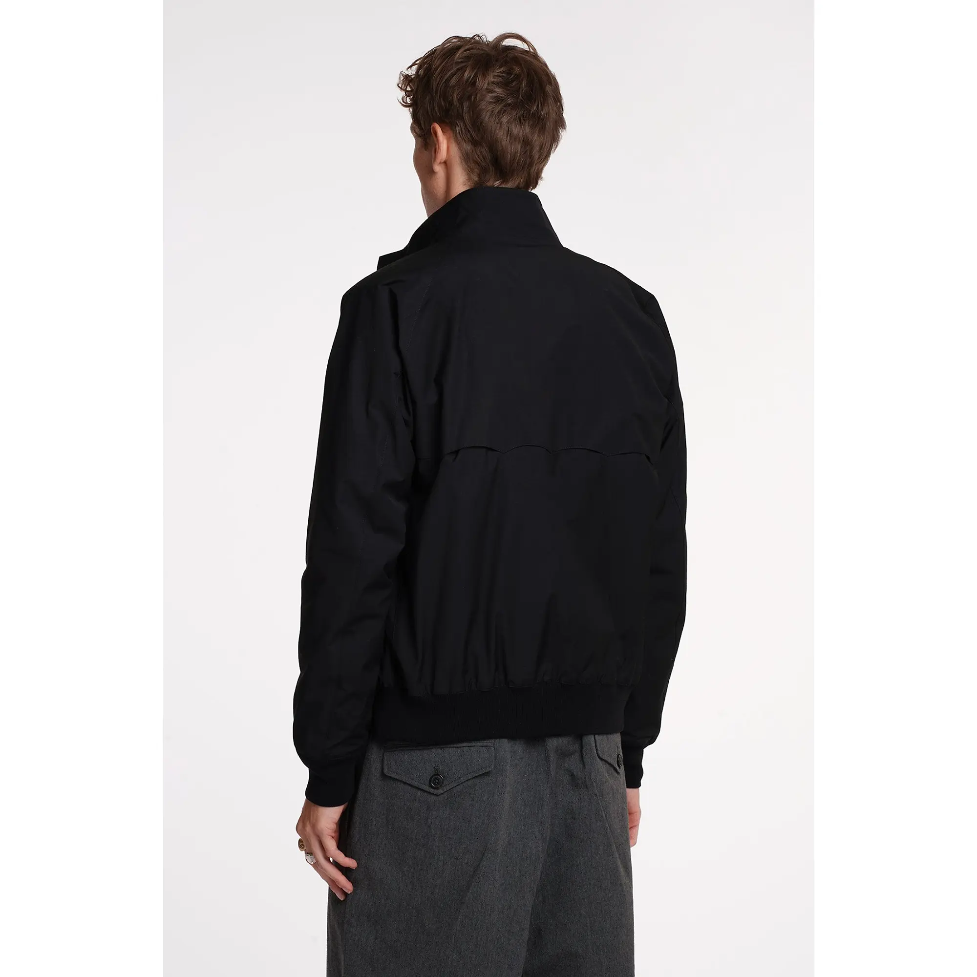Product image 3 of 8 of Baracuta Men's G9 Baracuta Cloth Harrington Jacket - Black