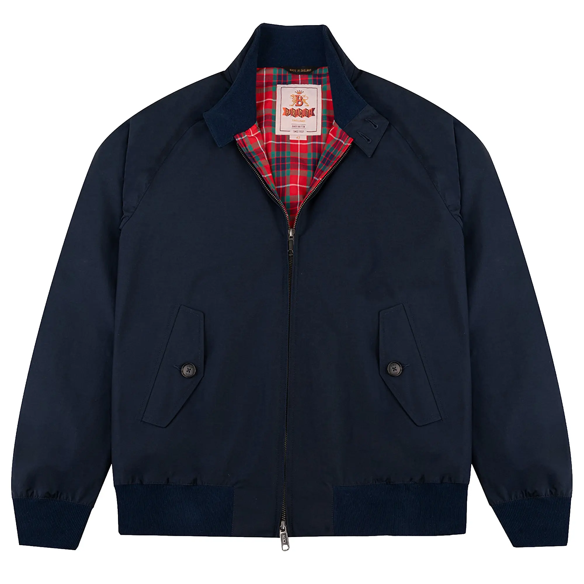 Product image 1 of 9 of Baracuta Men's G9 Baracuta Cloth Harrington Jacket - Navy