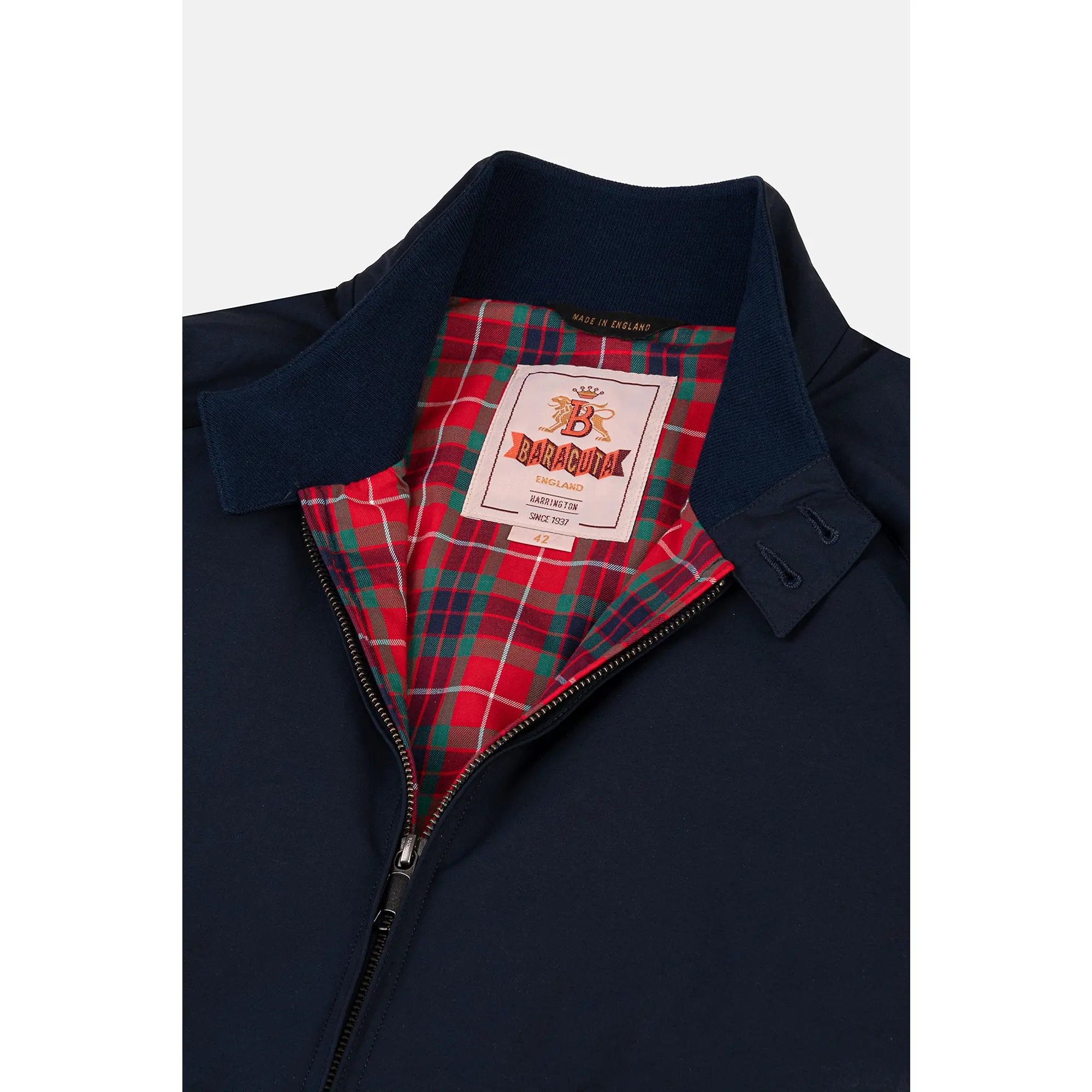 Product image 9 of 9 of Baracuta Men's G9 Baracuta Cloth Harrington Jacket - Navy