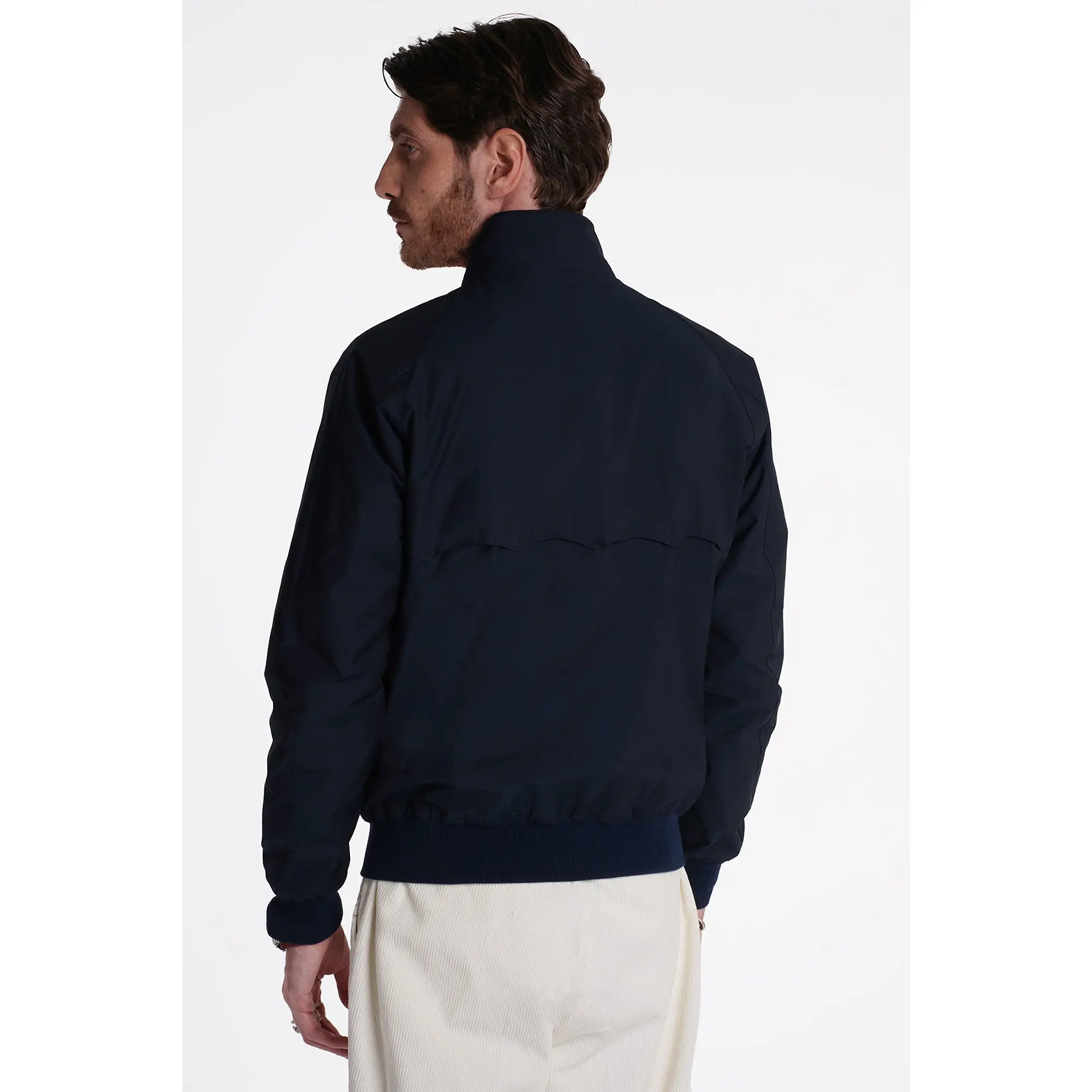 Product image 3 of 9 of Baracuta Men's G9 Baracuta Cloth Harrington Jacket - Navy