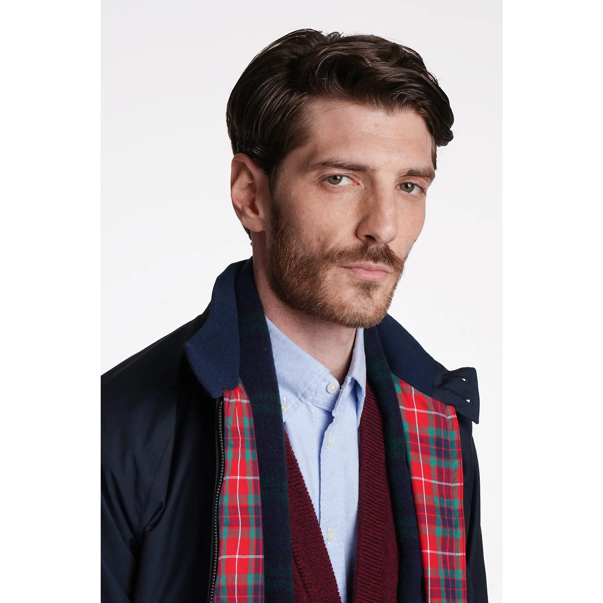 Product image 4 of 9 of Baracuta Men's G9 Baracuta Cloth Harrington Jacket - Navy