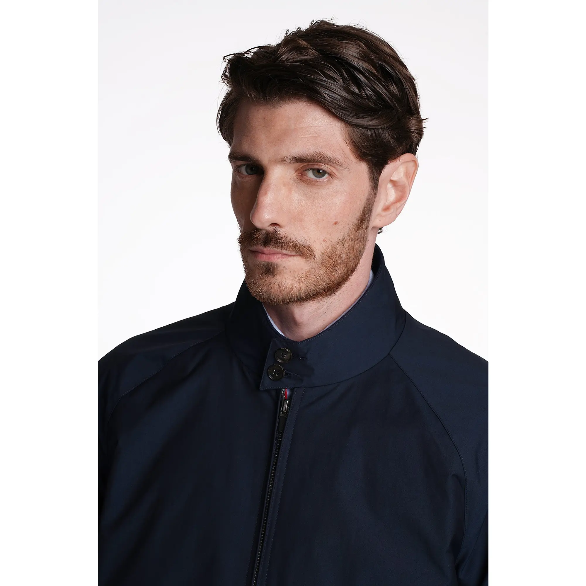Product image 7 of 9 of Baracuta Men's G9 Baracuta Cloth Harrington Jacket - Navy