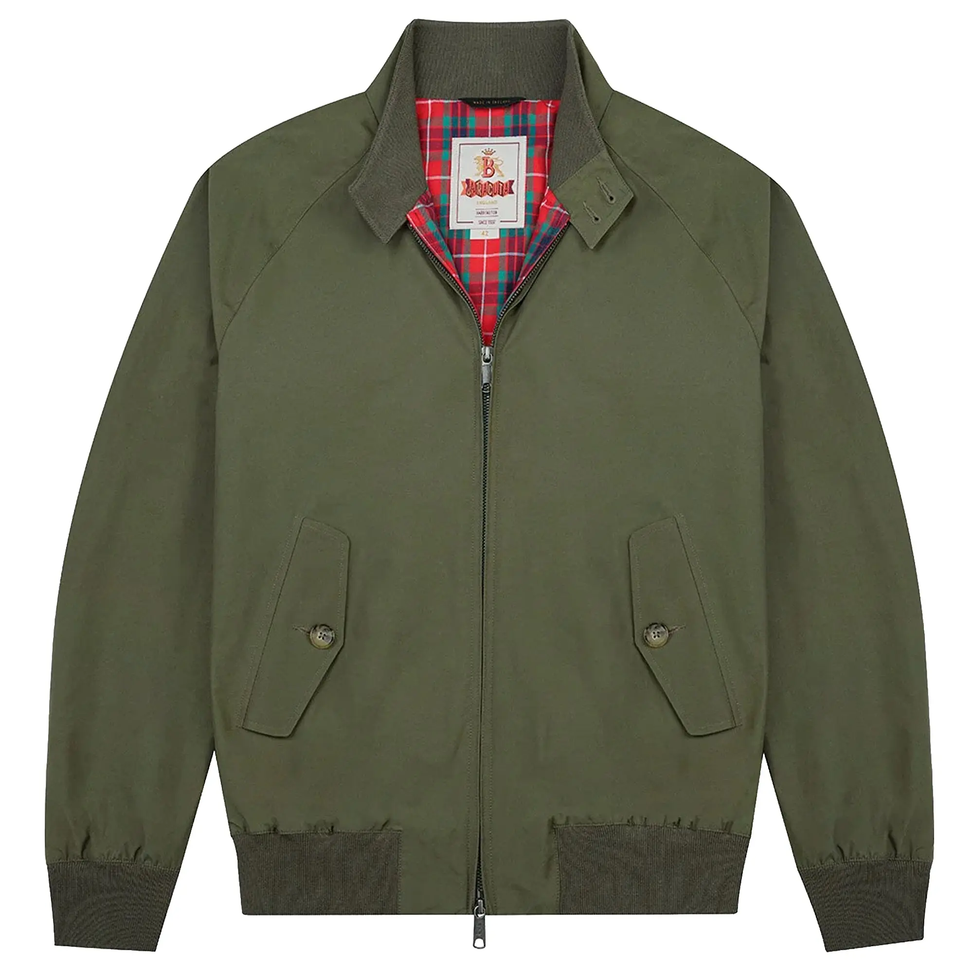 Product image 1 of 8 of Baracuta Men's G9 Baracuta Cloth Harrington Jacket - Beech