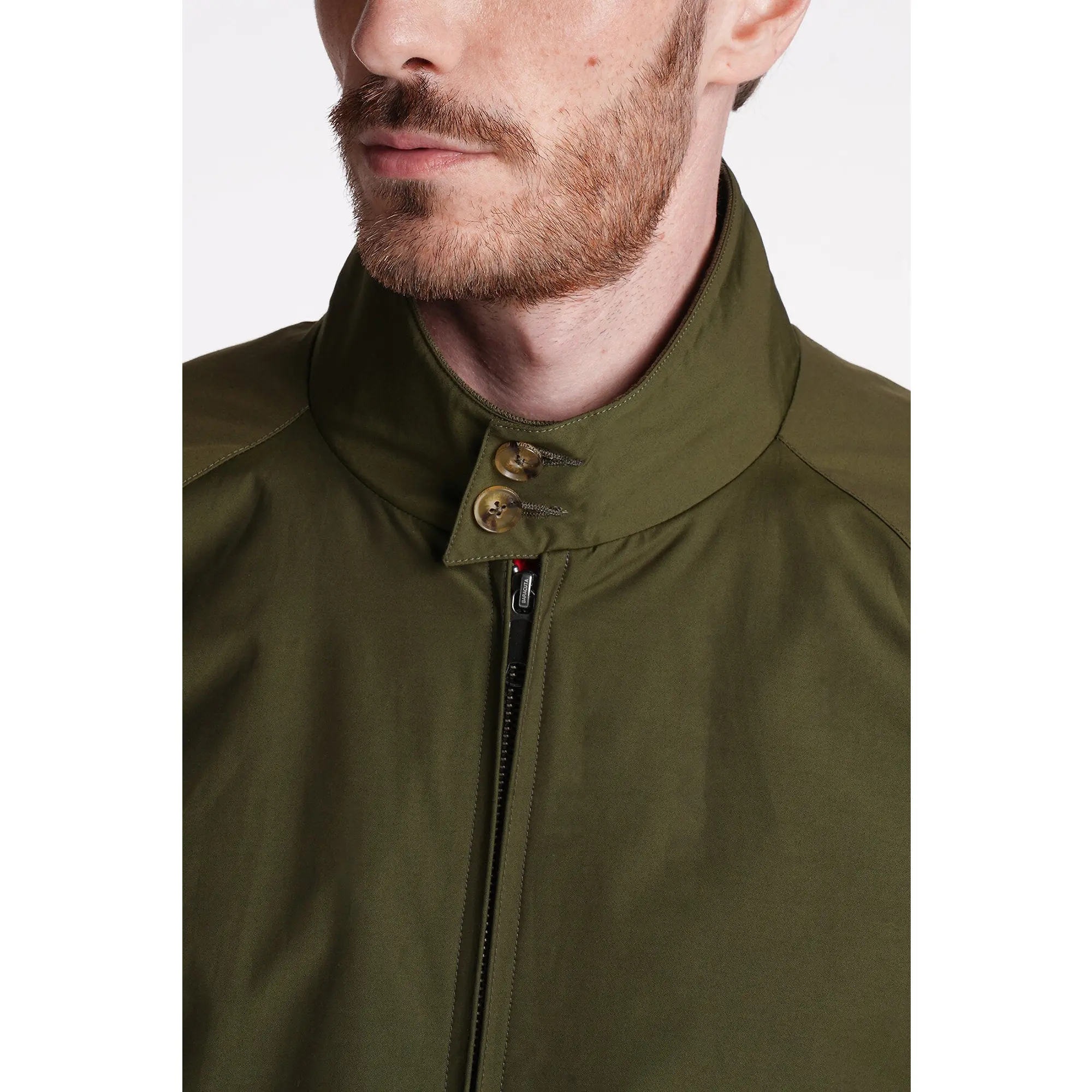 Product image 6 of 8 of Baracuta Men's G9 Baracuta Cloth Harrington Jacket - Beech