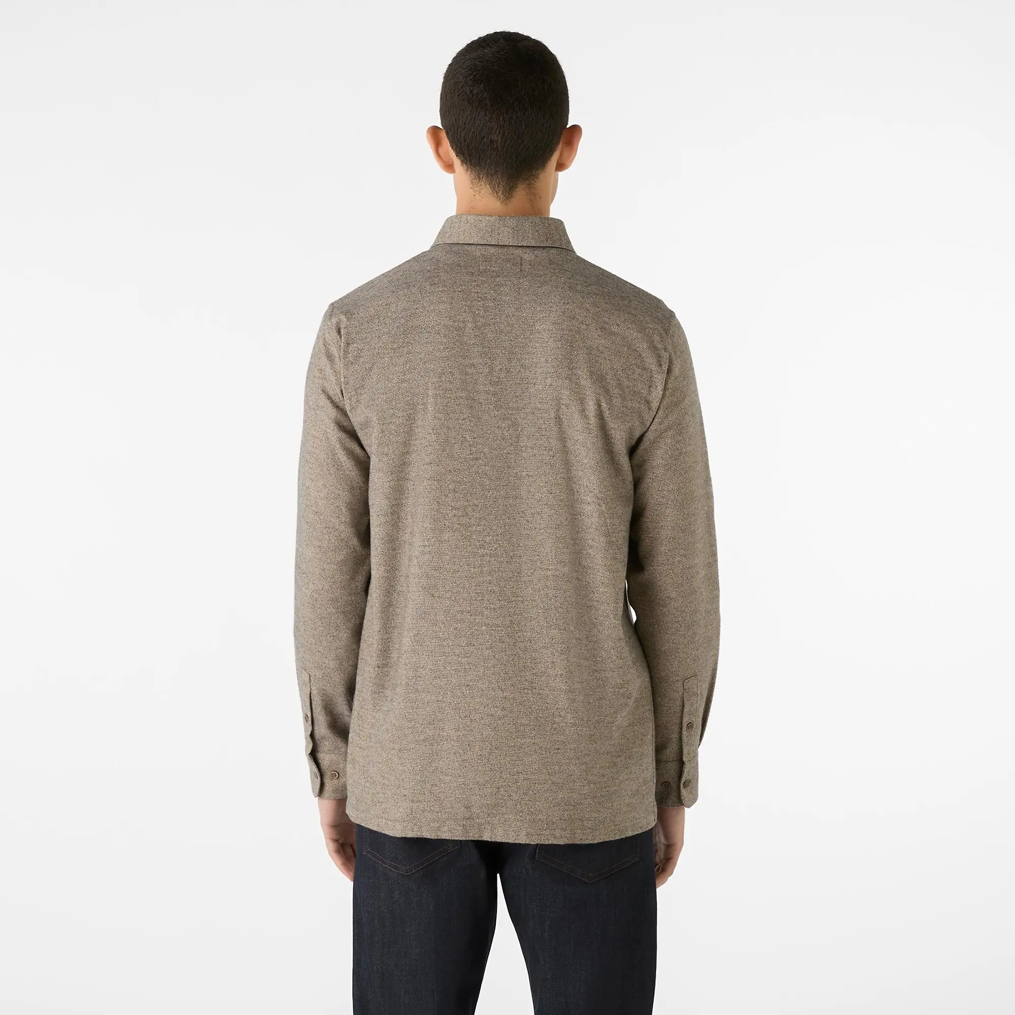 Product image 3 of 6 of Oliver Sweeney Men's Barnham Linen Shirt - Mole