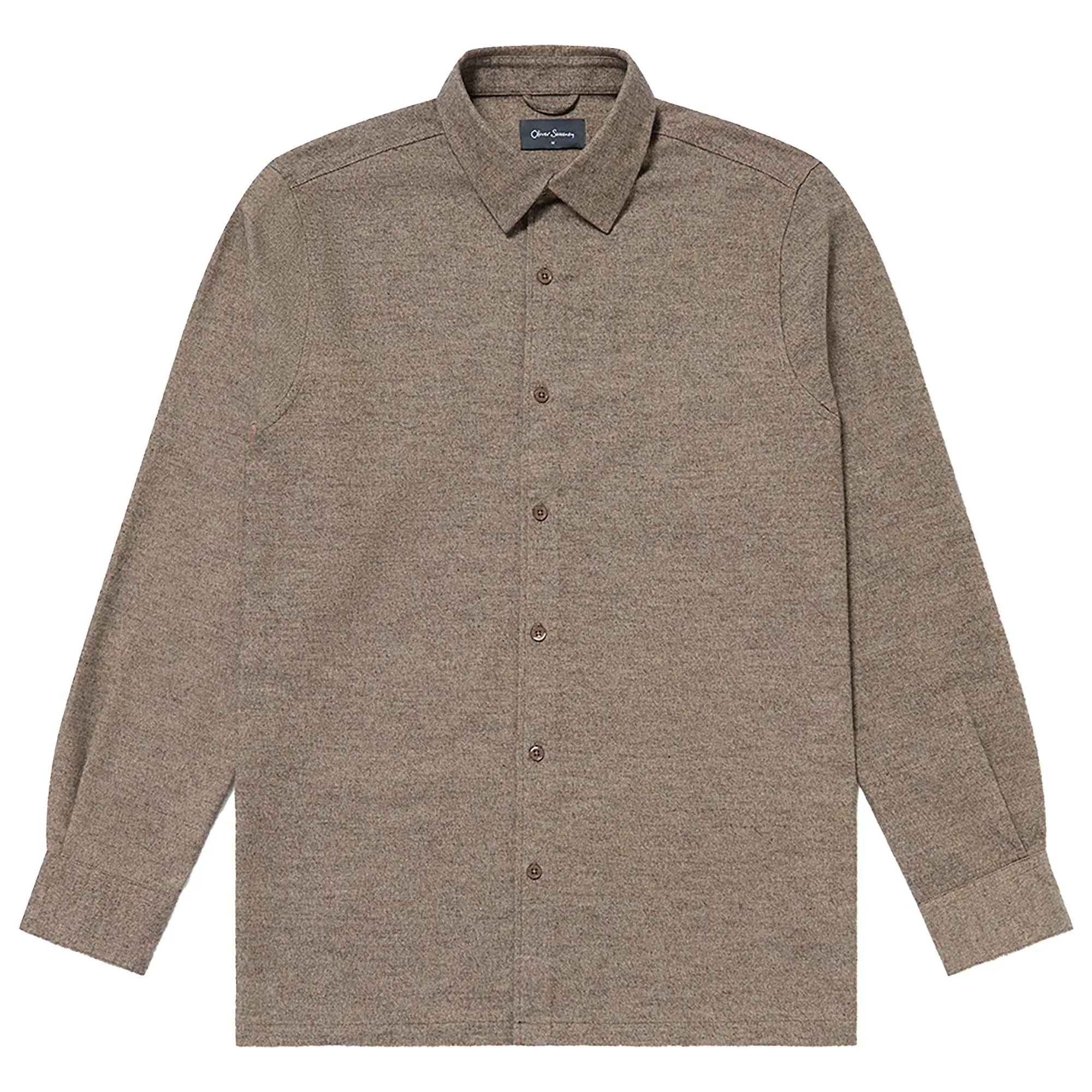 Product image 1 of 6 of Oliver Sweeney Men's Barnham Linen Shirt - Mole