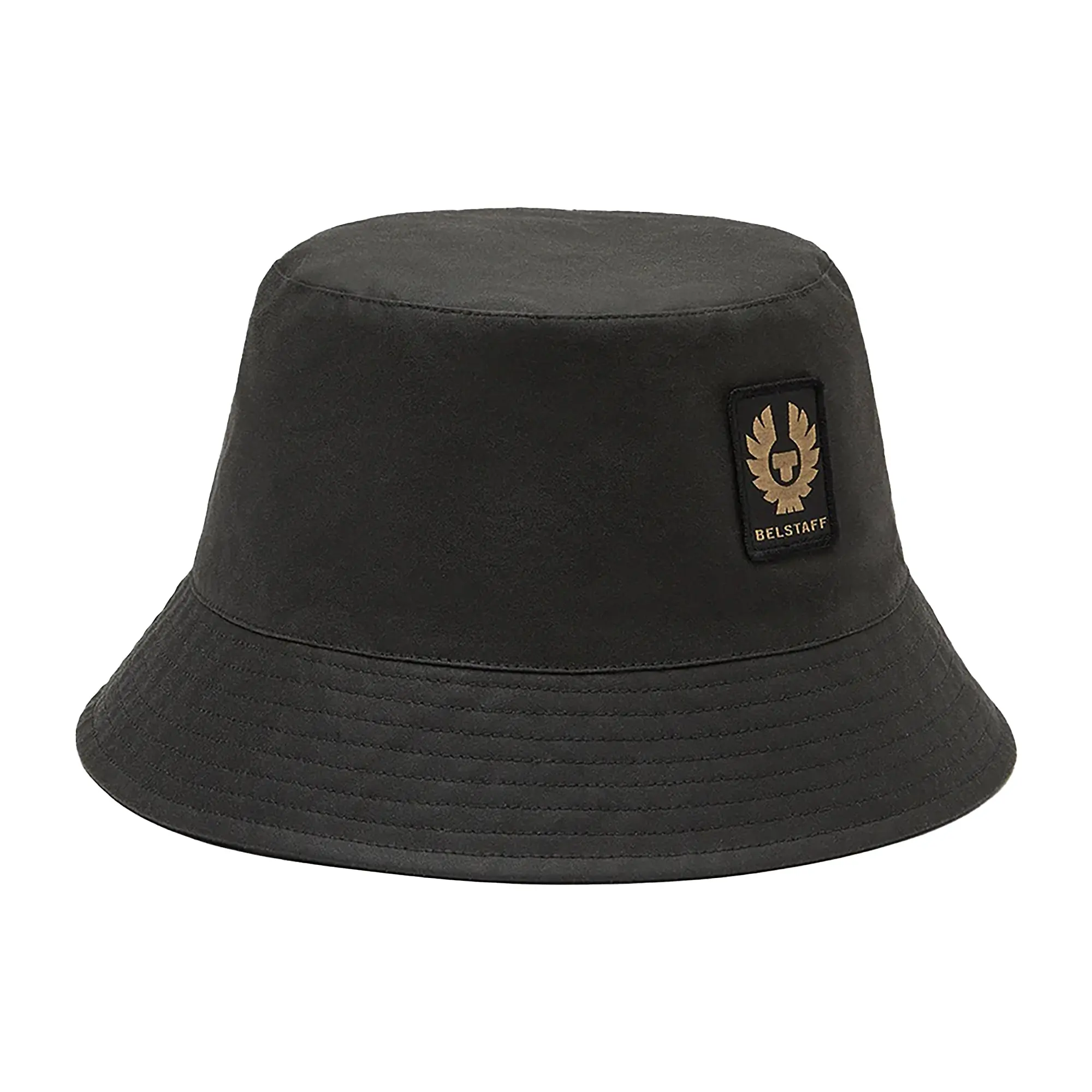 Product image 1 of 5 of Belstaff Waxed Cotton Phoenix Bucket Hat - Black