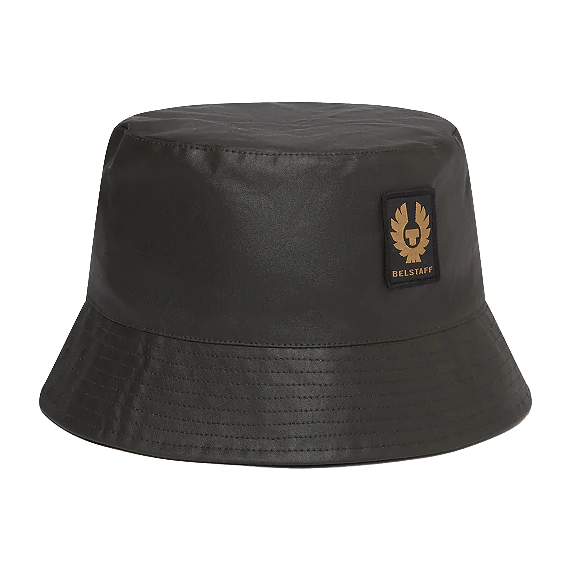 Product image 1 of 3 of Belstaff Phoenix Wax Bucket Hat - Faded Olive