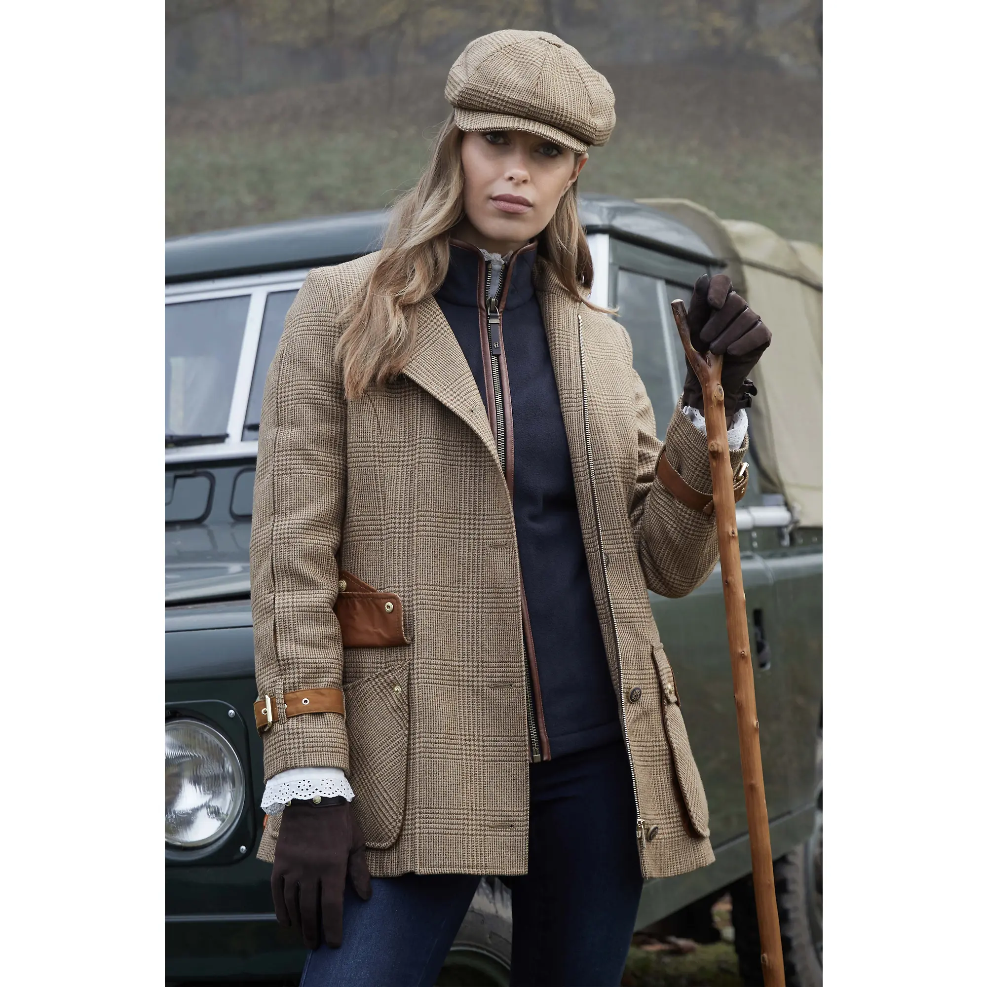 Product image 2 of 4 of Holland Cooper Baker Boy Cap - Tawny