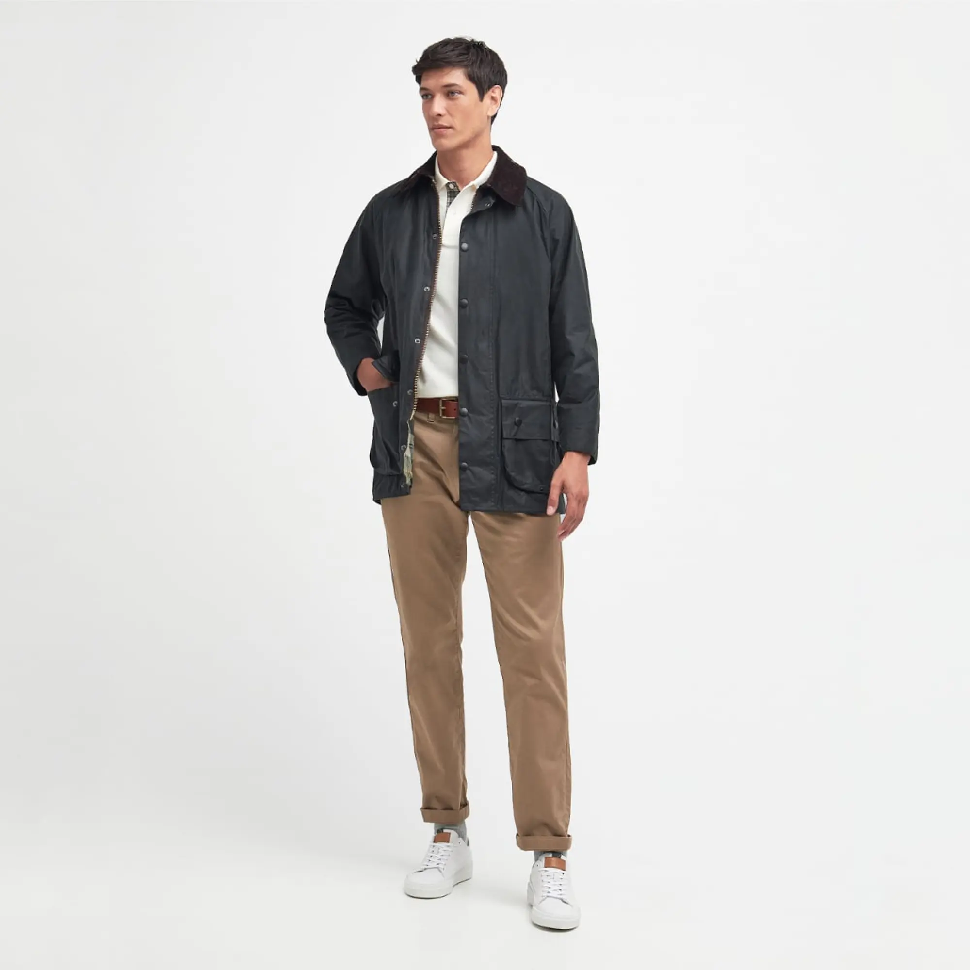 Product image 4 of 10 of Barbour Beaufort Men's Waxed Jacket - Sage