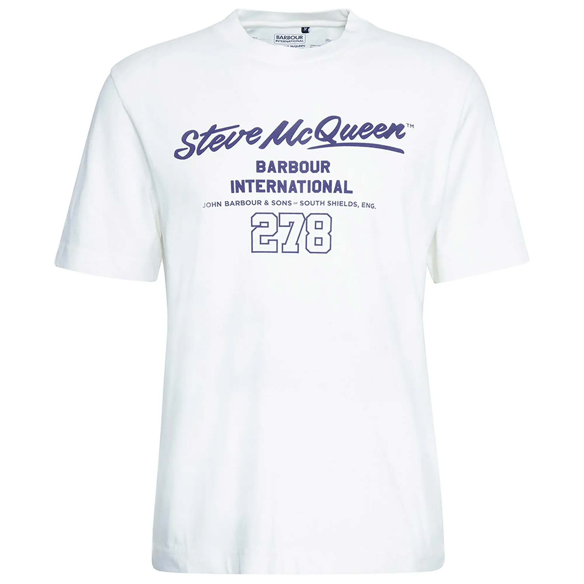 Product image 1 of 5 of Barbour International Men's Colman Steve McQueen Graphic T-Shirt - Whisper
