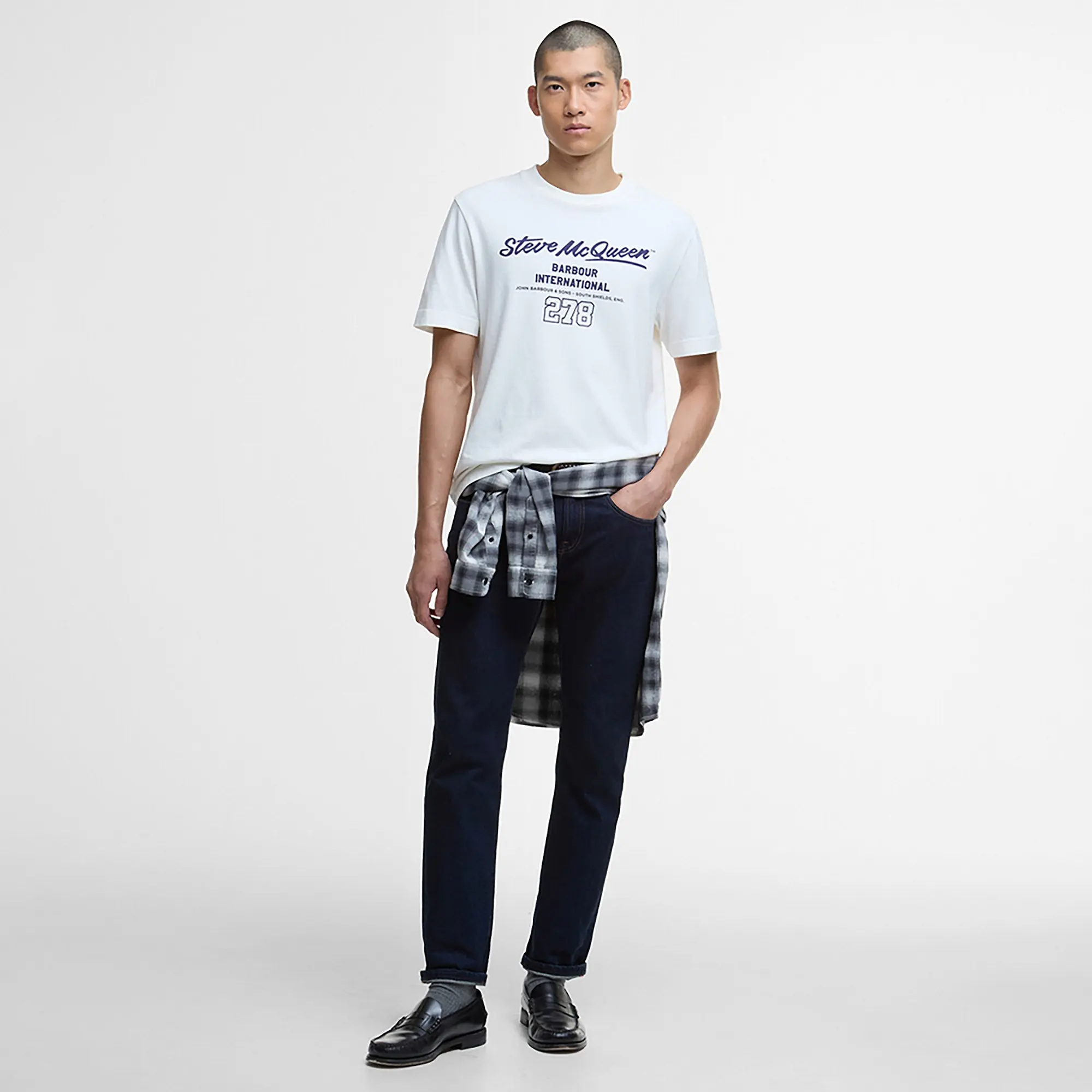 Product image 3 of 5 of Barbour International Men's Colman Steve McQueen Graphic T-Shirt - Whisper