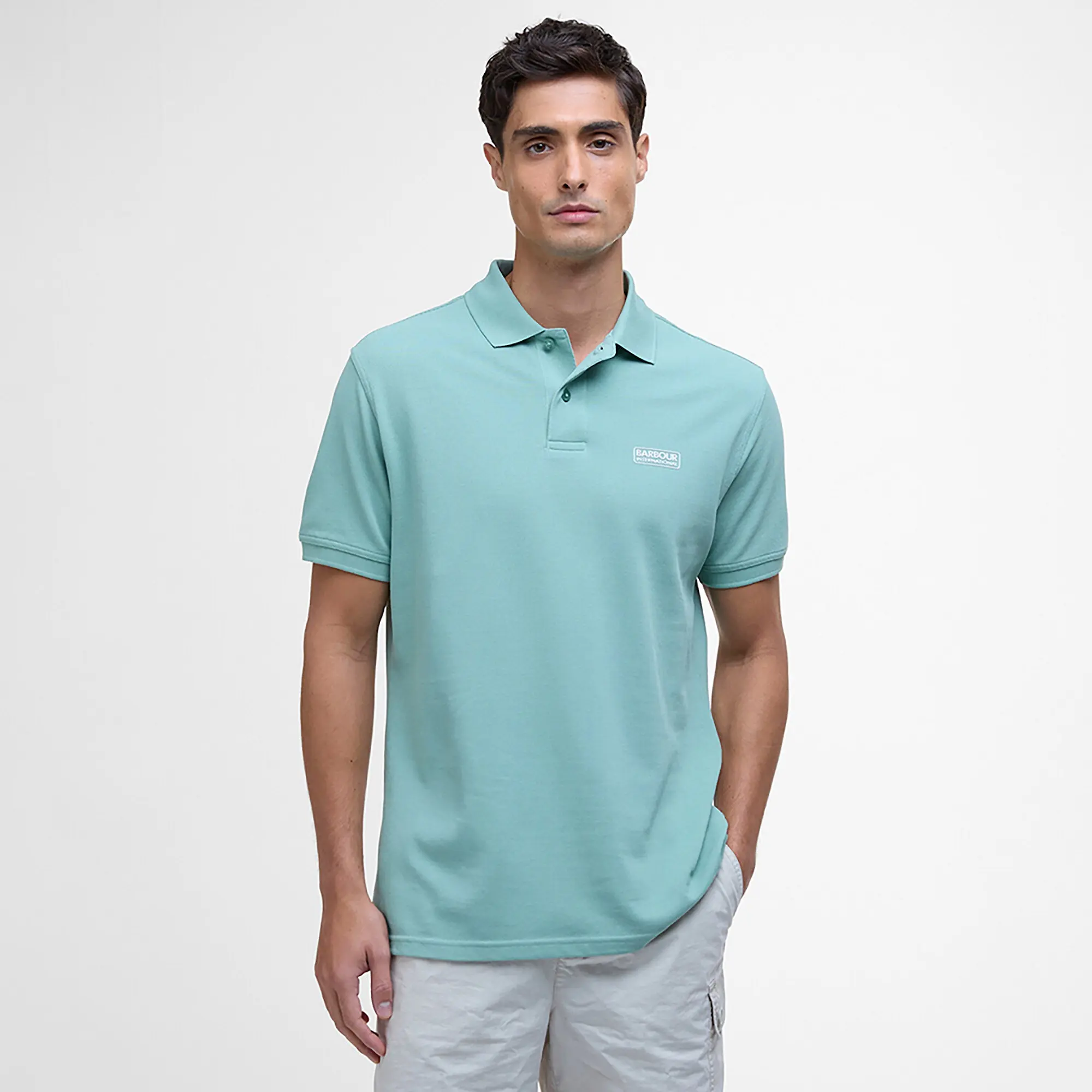 Product image 2 of 6 of Barbour International Men's Essential Polo Shirt - Granite